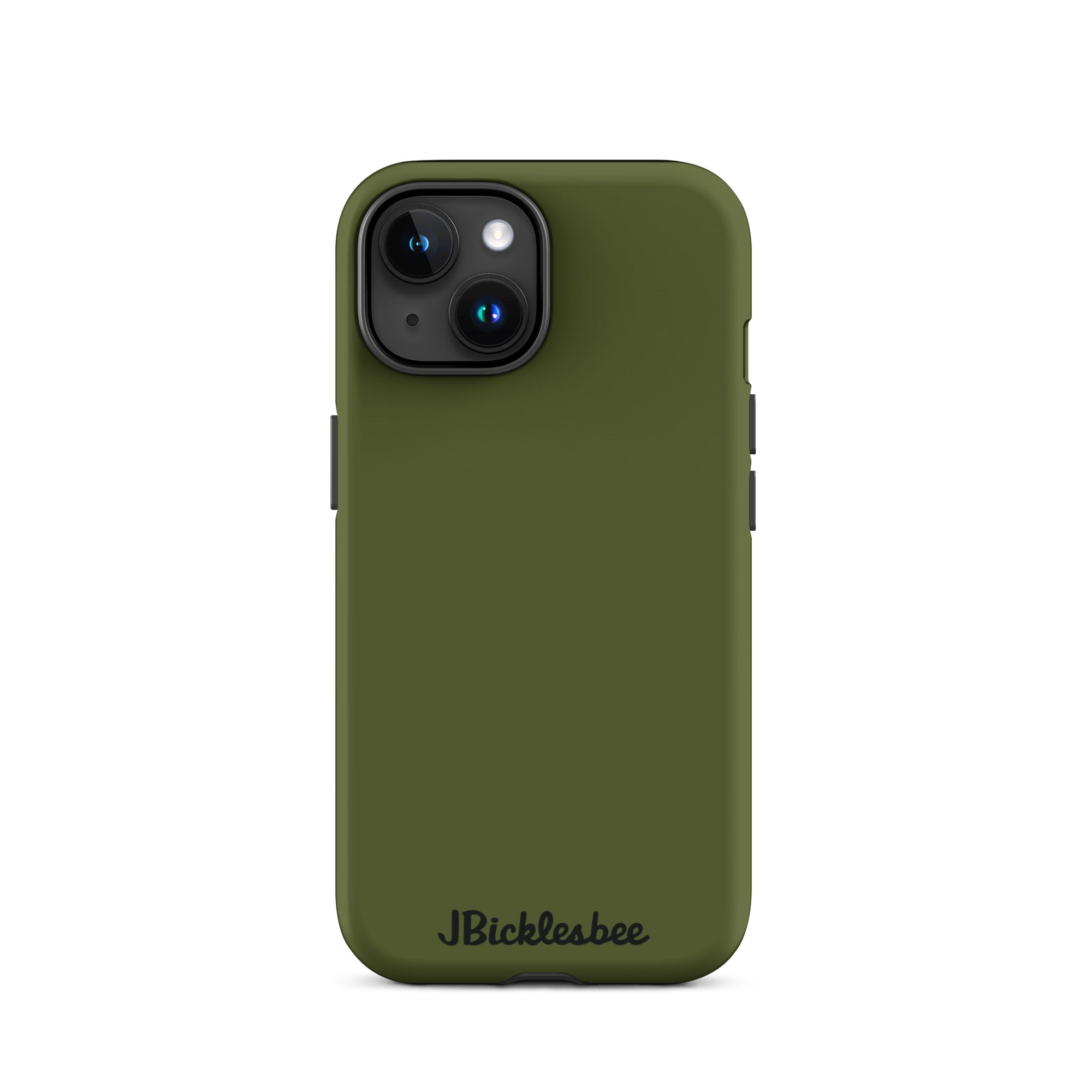 OD Green Tough Case for iPhone 15 in matte finish