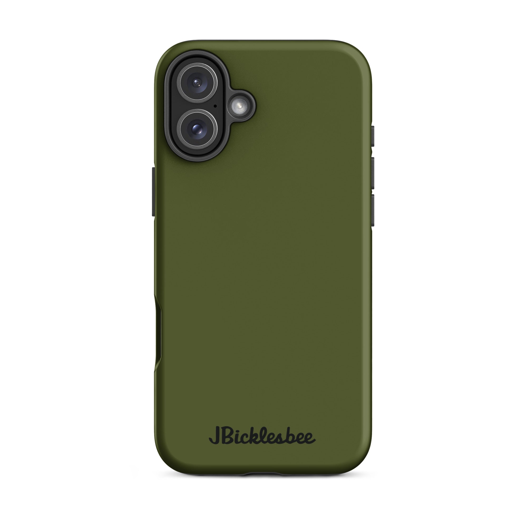 OD Green Tough Case for iPhone 16 Plus in matte finish