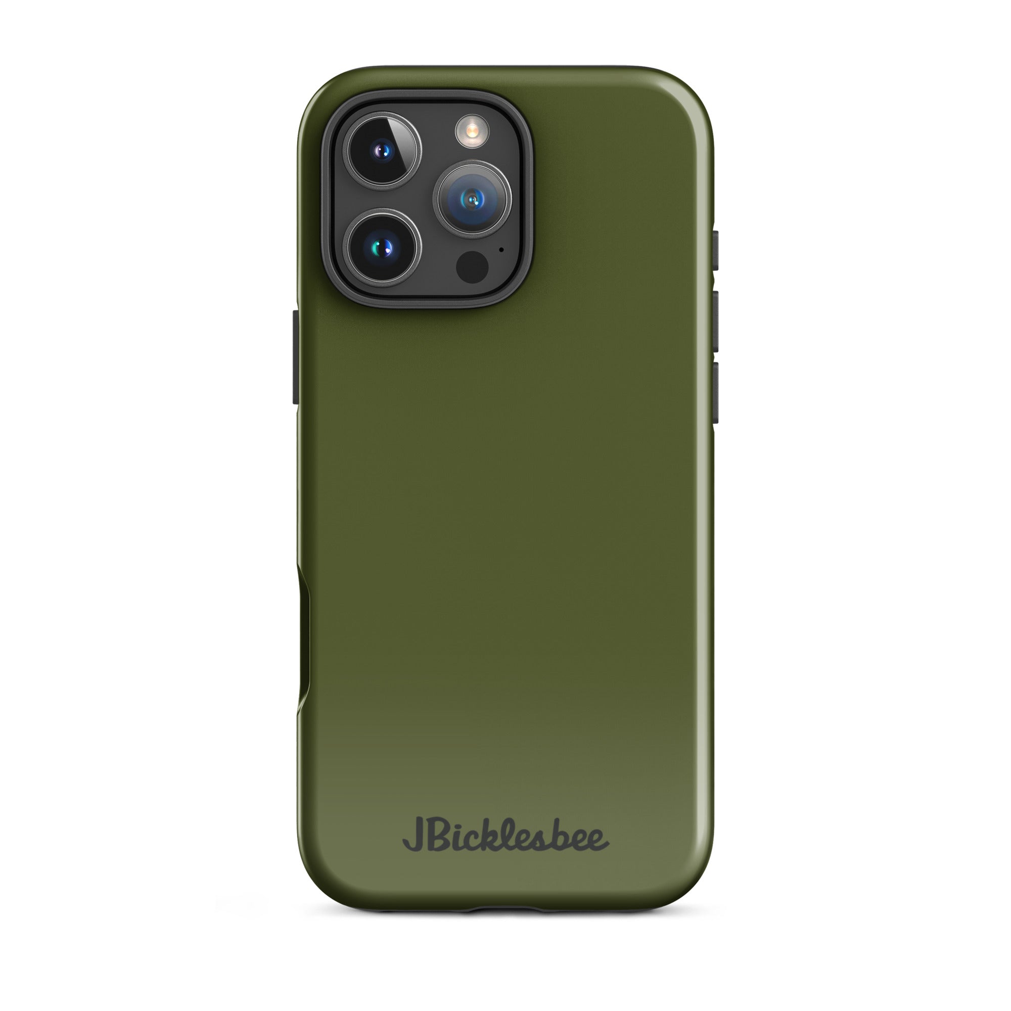 OD Green Tough Case for iPhone 16 Pro Max in glossy finish