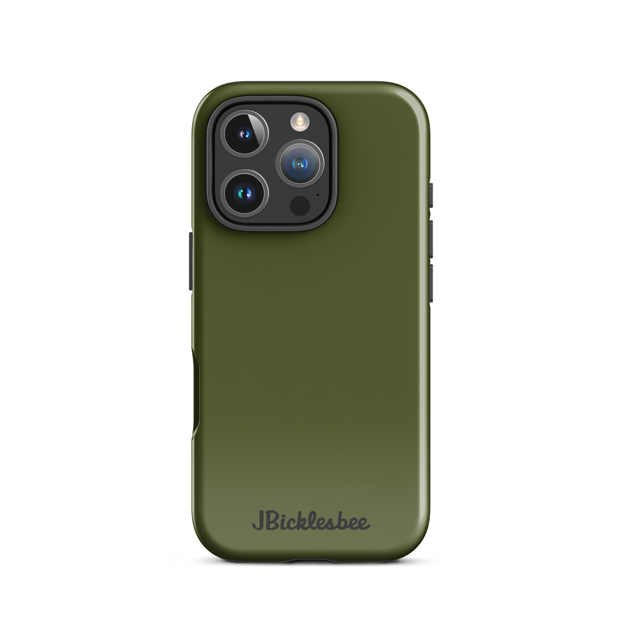 OD Green Tough Case for iPhone 16 Pro in glossy finish