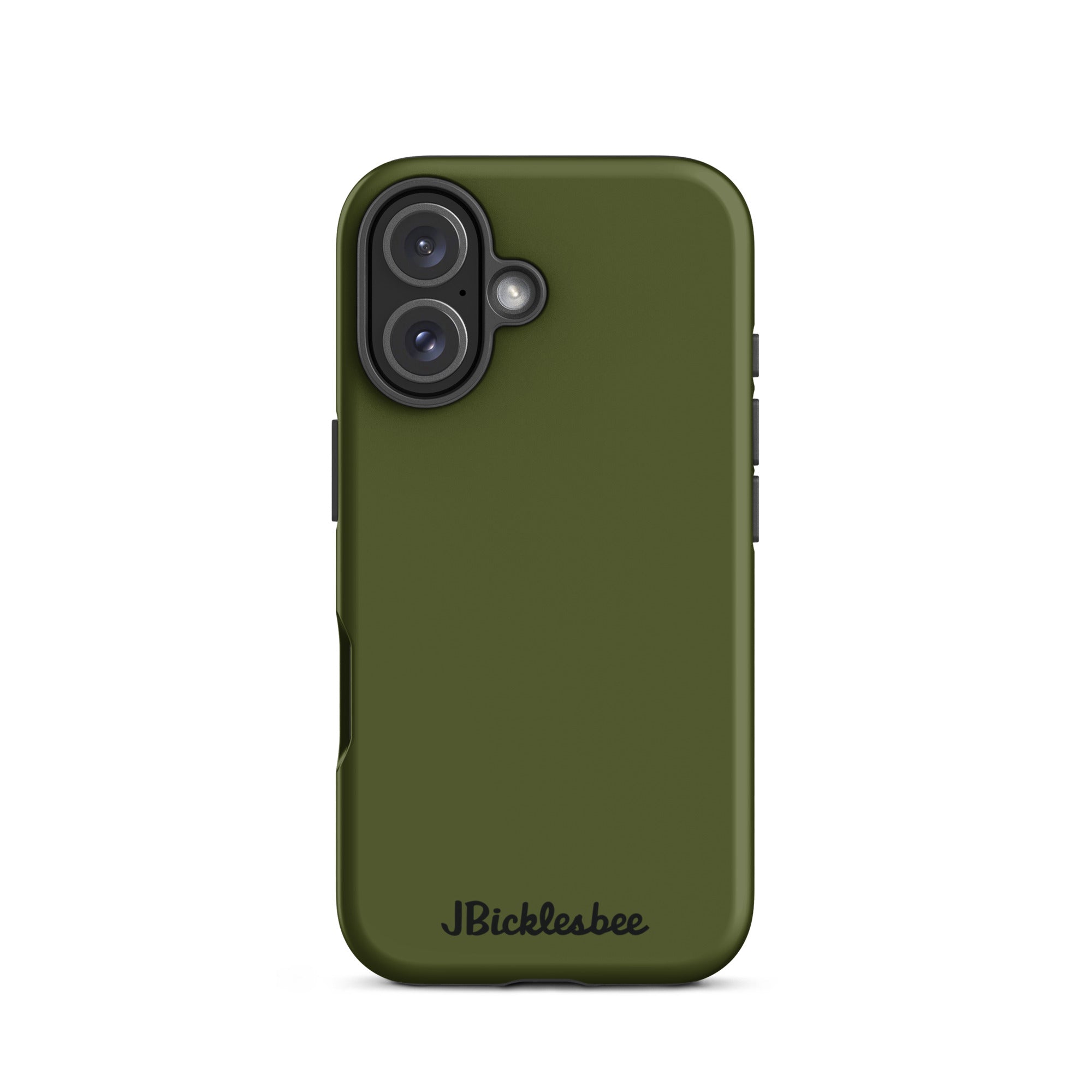 OD Green Tough Case for iPhone 16 in matte finish