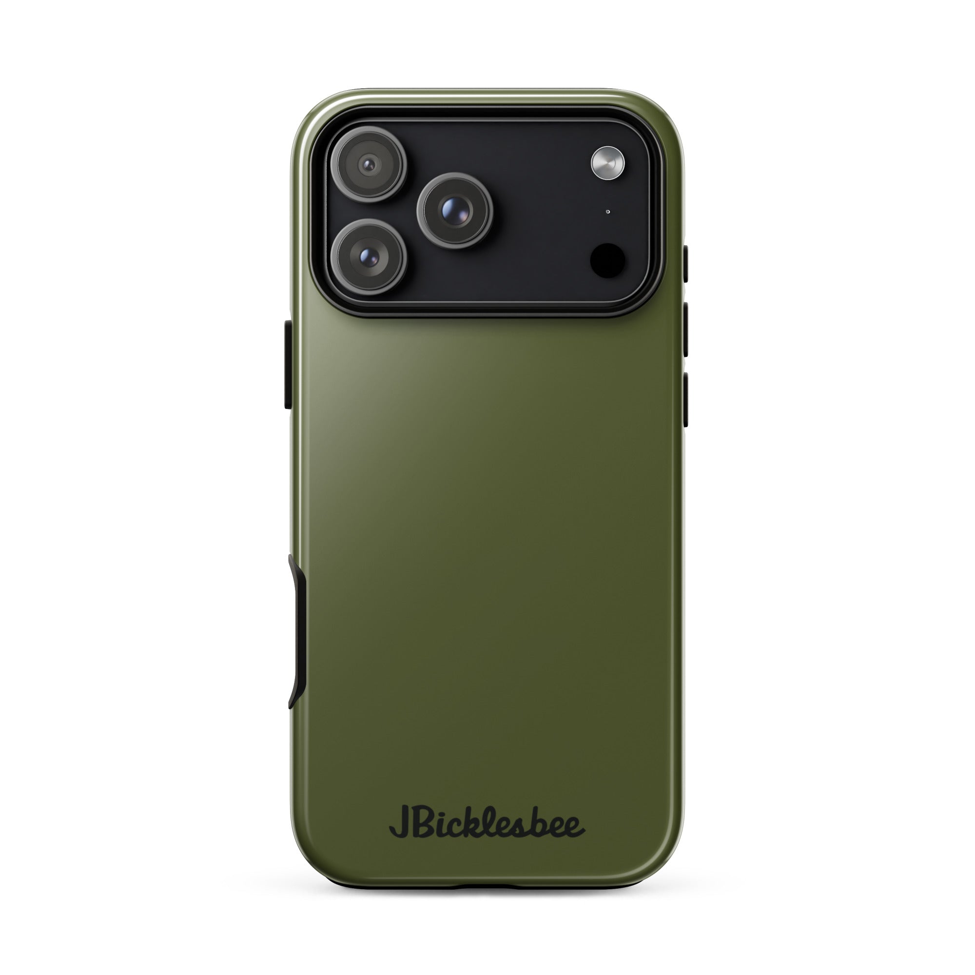 OD Green Tough Case for iPhone 17 Pro Max in glossy finish