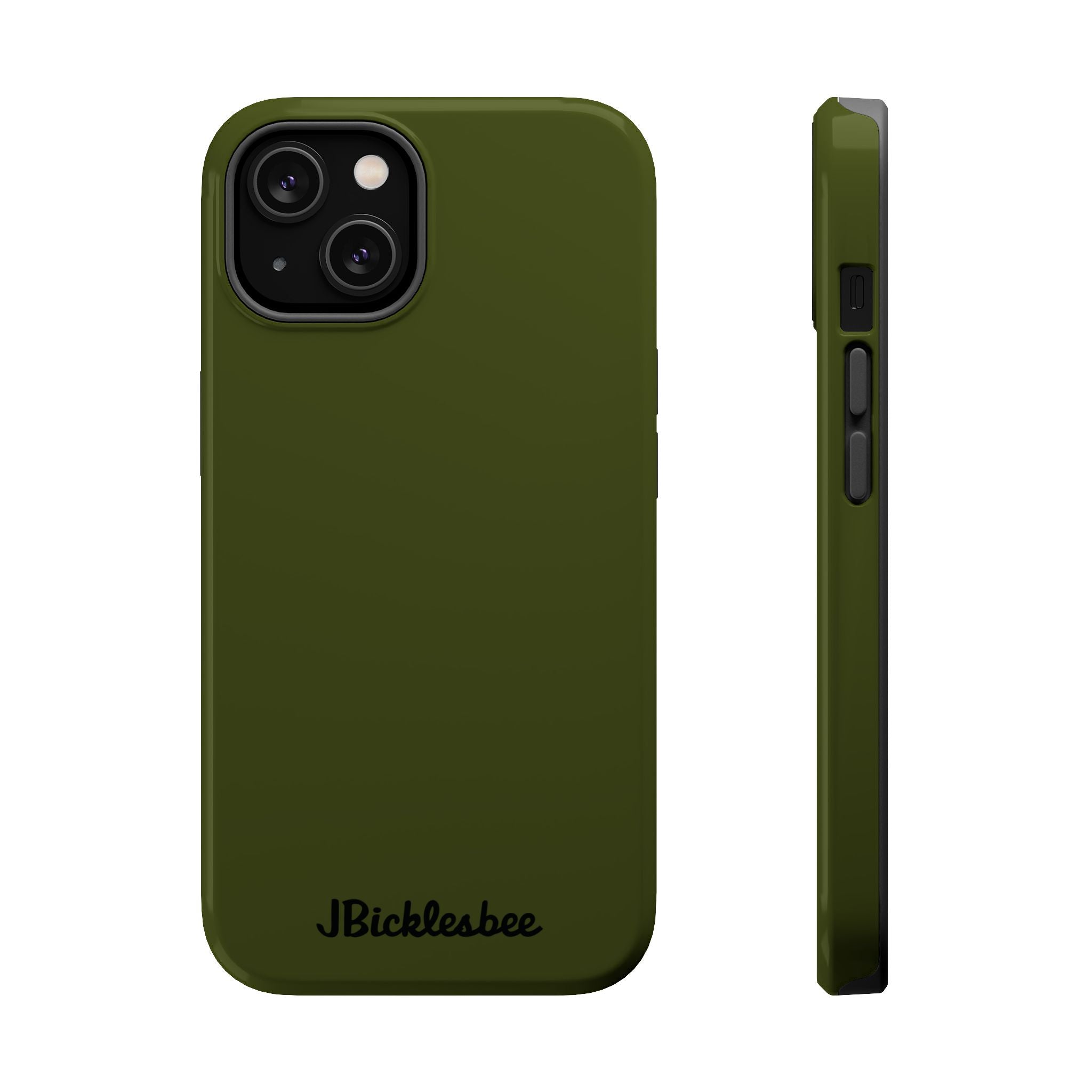 OD Green MagSafe Tough Case for iPhone 13 Mini in glossy finish