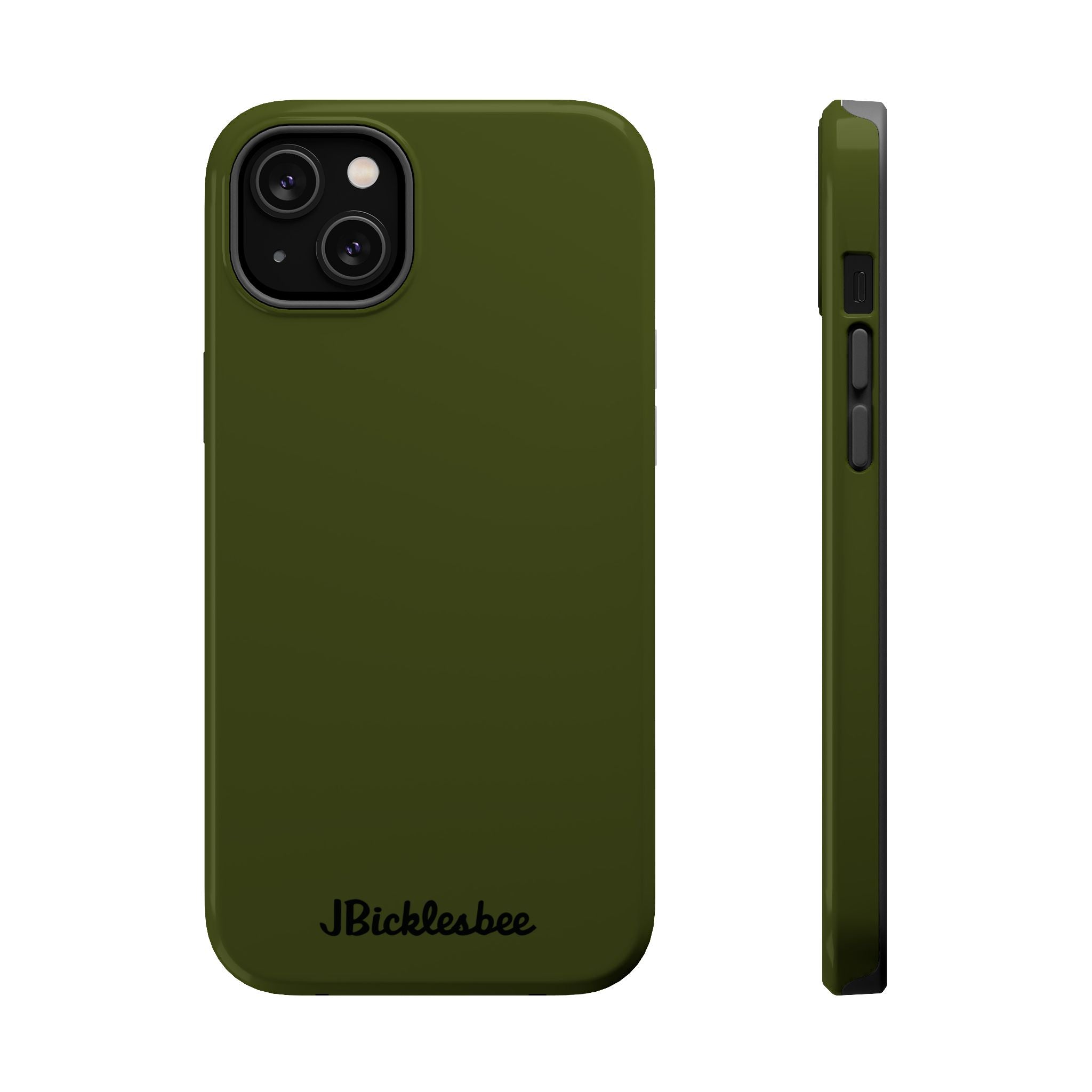 OD Green MagSafe Tough Case for iPhone 13 in glossy finish