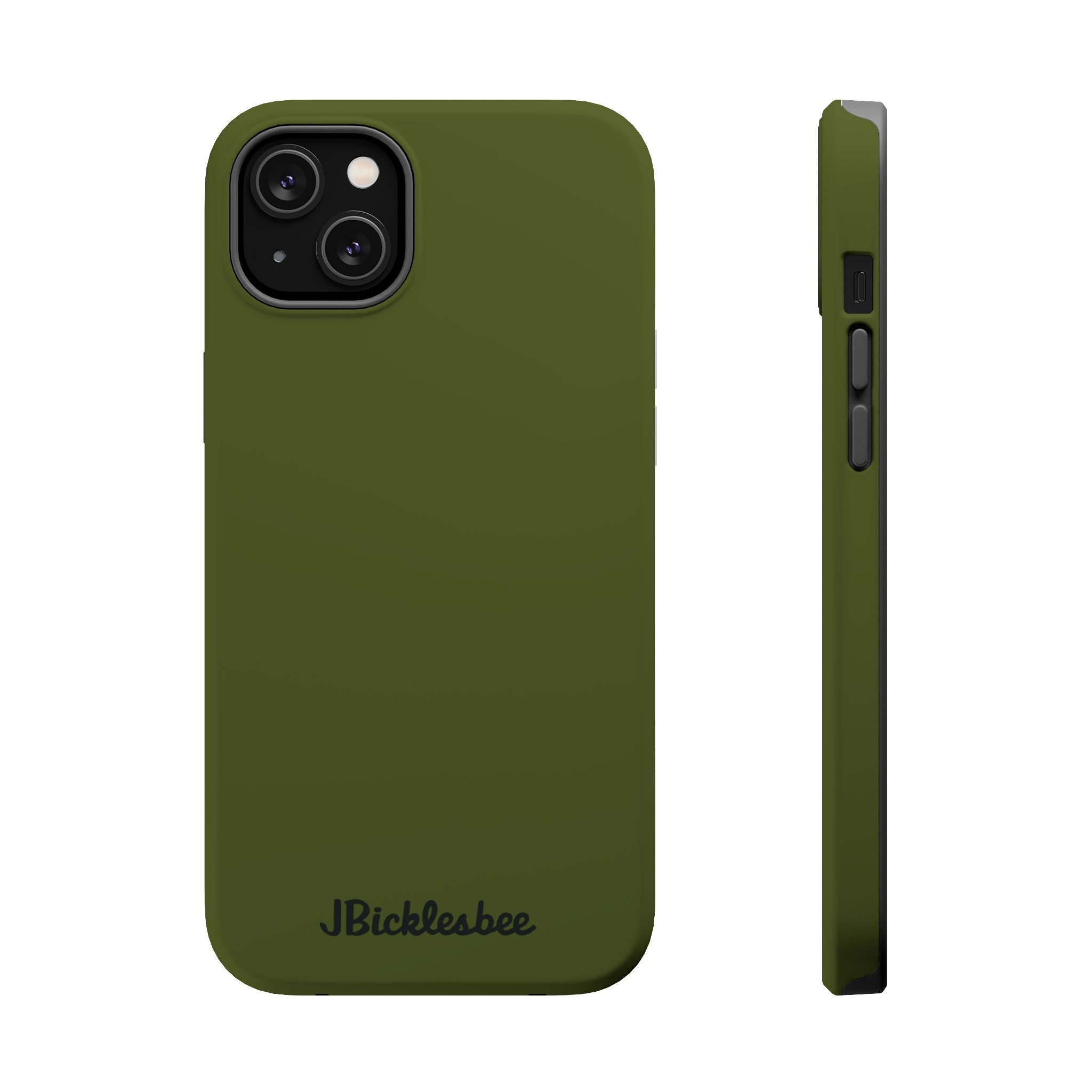 OD Green MagSafe Tough Case for iPhone 13 in matte finish