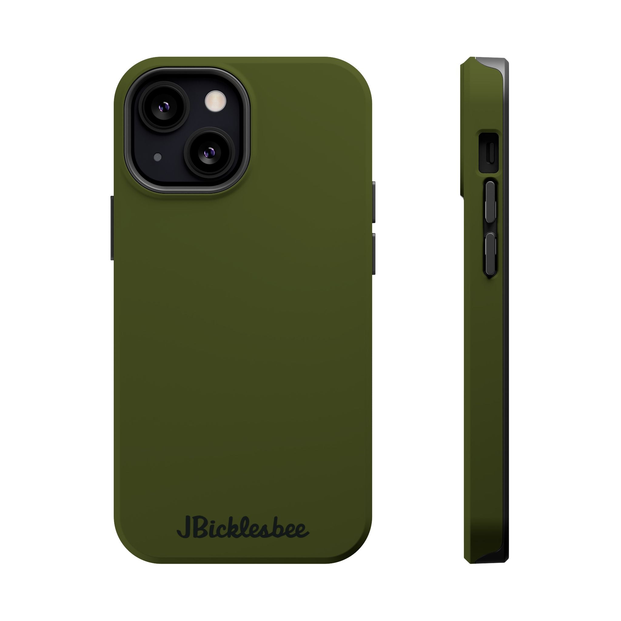OD Green MagSafe Tough Case for iPhone 14 in matte finish