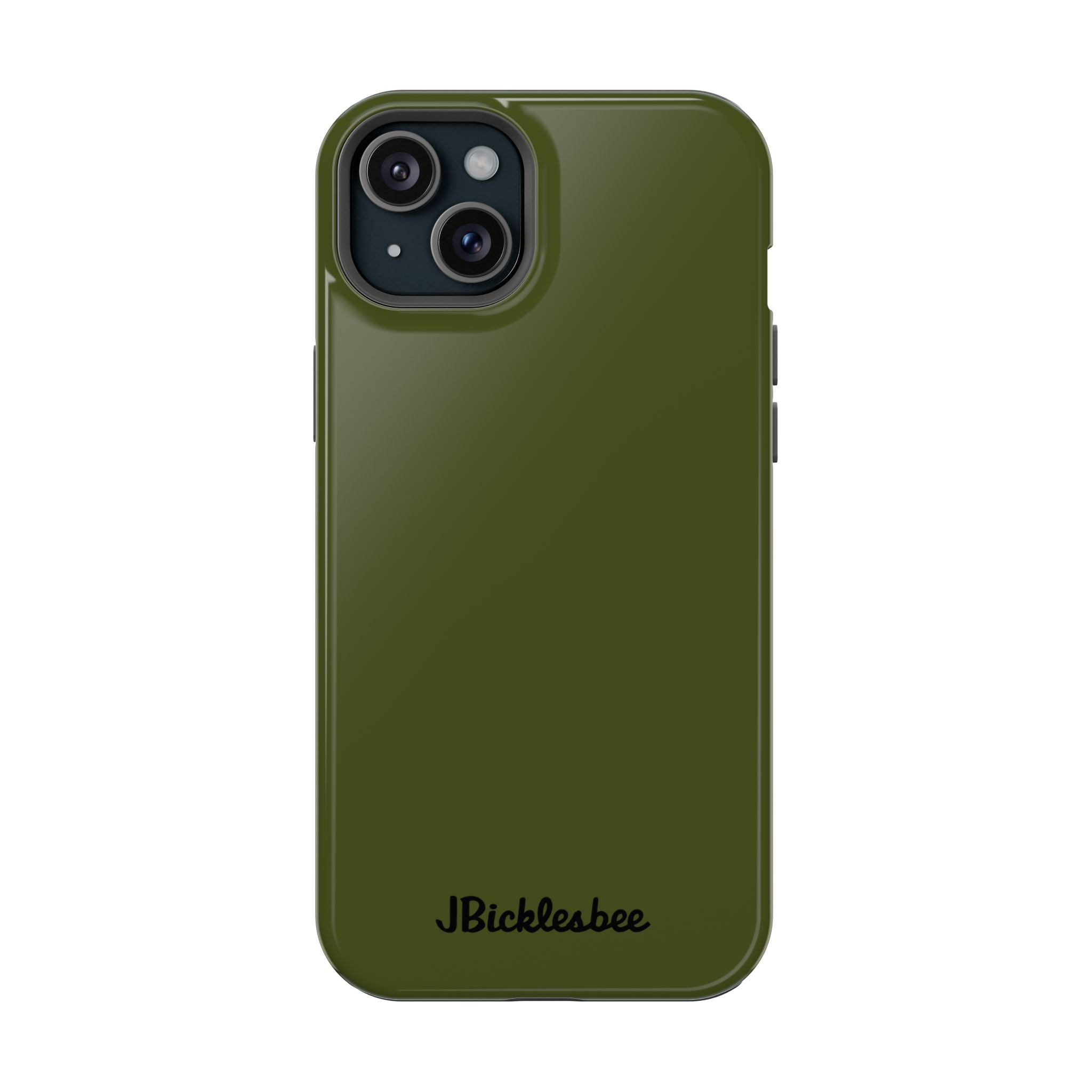 OD Green MagSafe Tough Case for iPhone 15 Plus in glossy finish