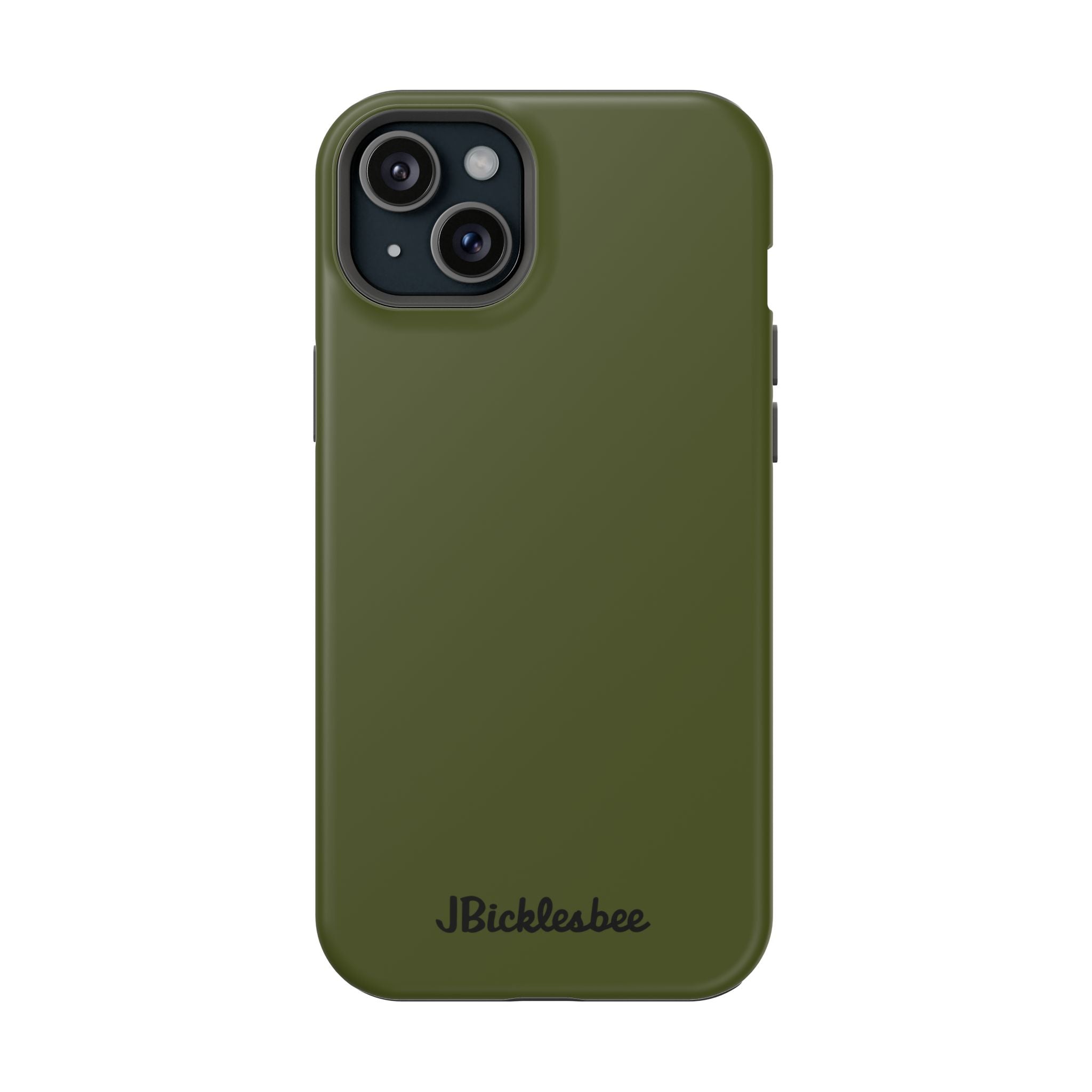 OD Green MagSafe Tough Case for iPhone 15 Plus in matte finish