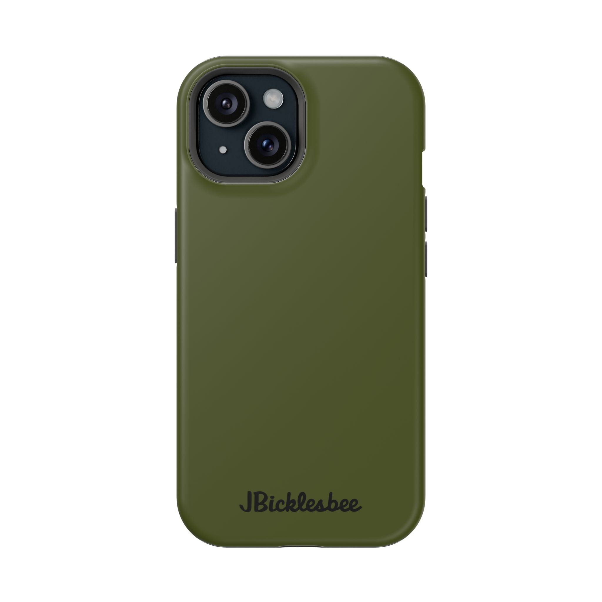 OD Green MagSafe Tough Case for iPhone 15 in matte finish