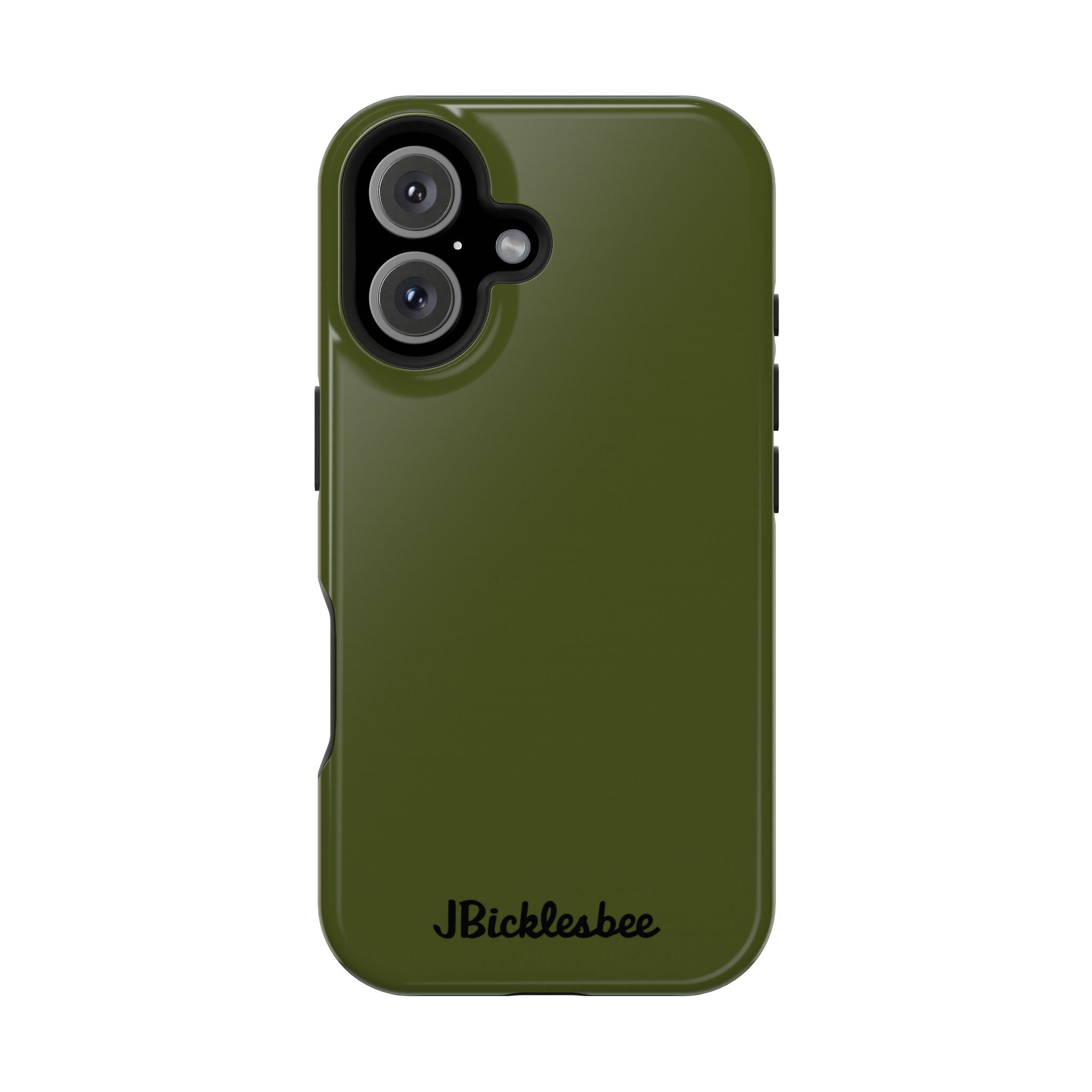 OD Green MagSafe Tough Case for iPhone 16 in glossy finish