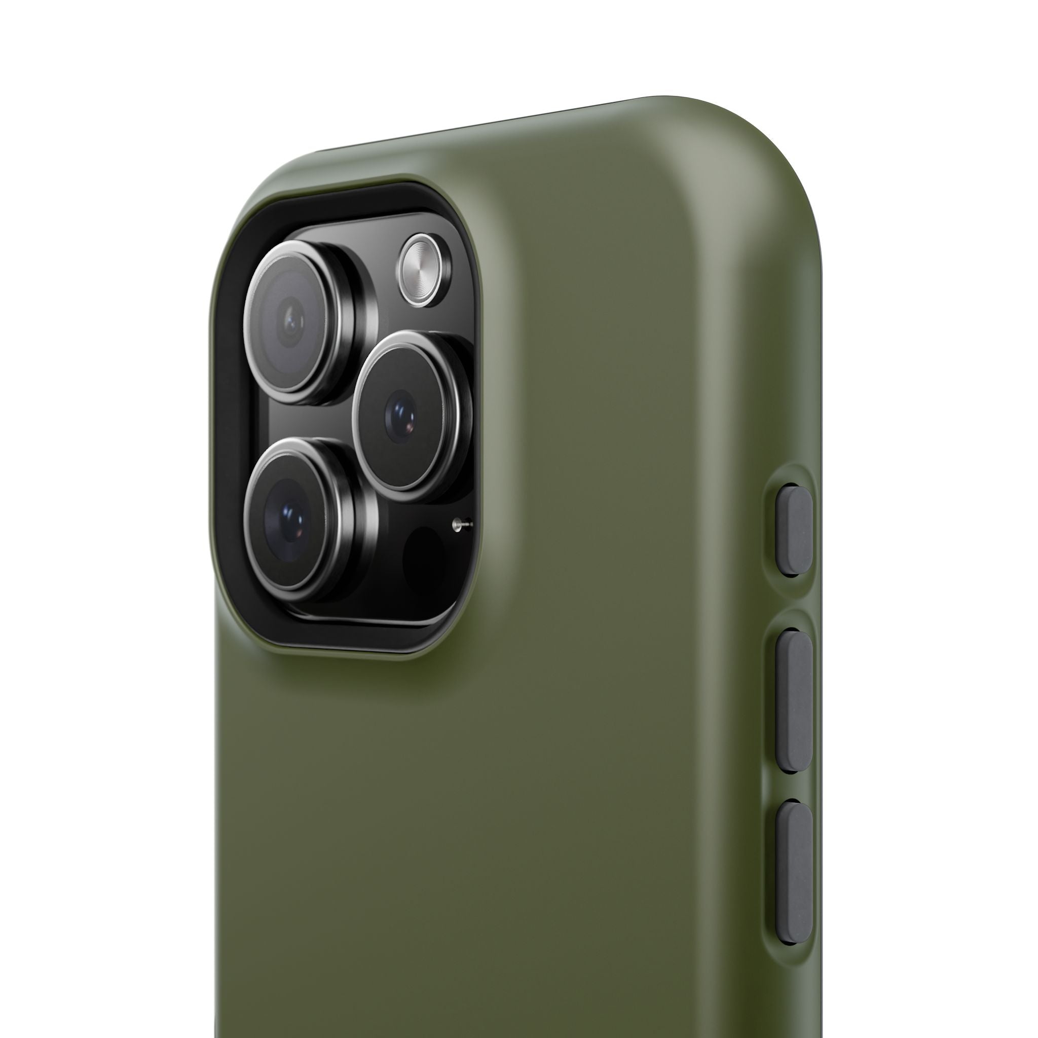 OD Green MagSafe iPhone Case with raised camera protection and covered side buttons
