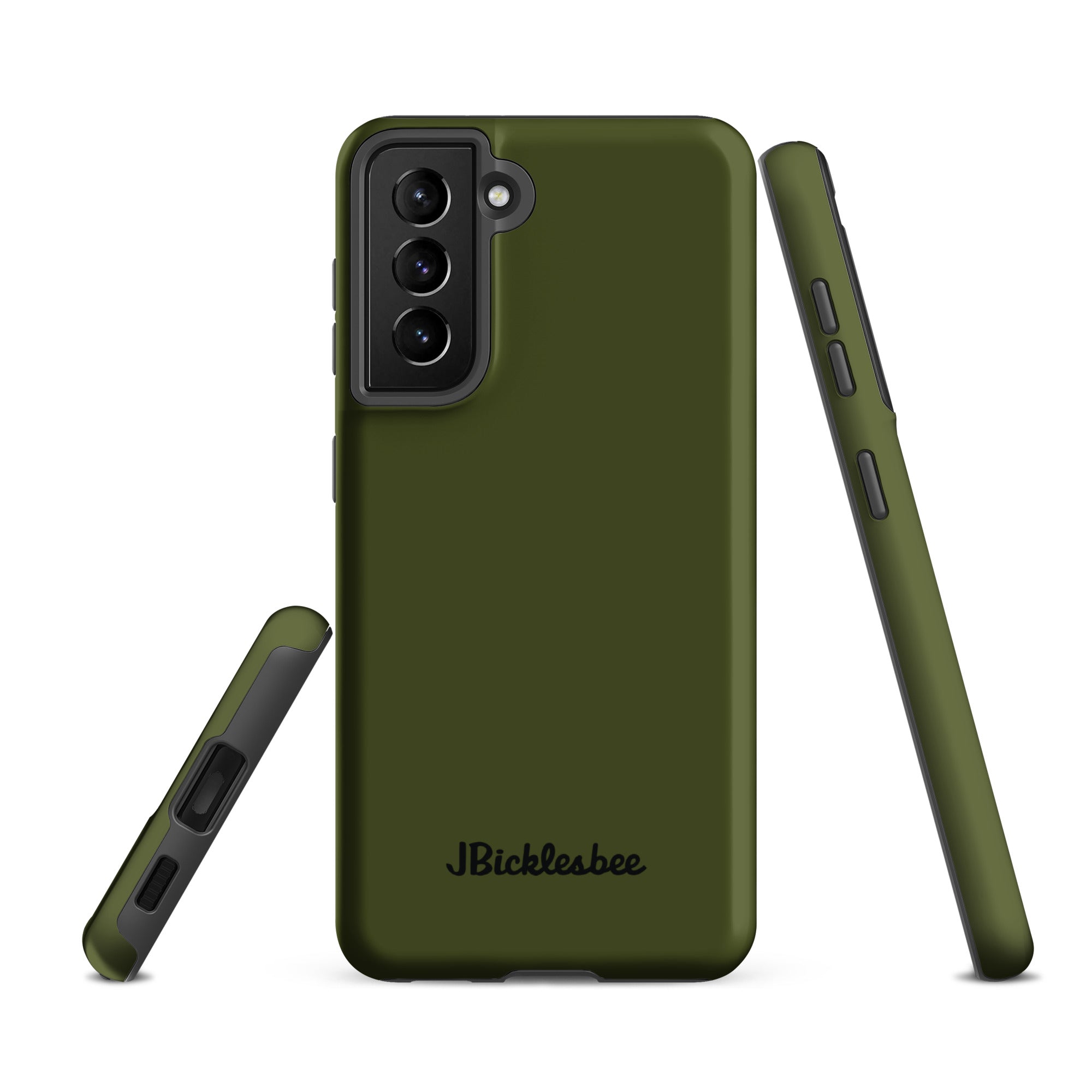 OD Green Samsung Galaxy S21 Fe Tough Case in matte finish