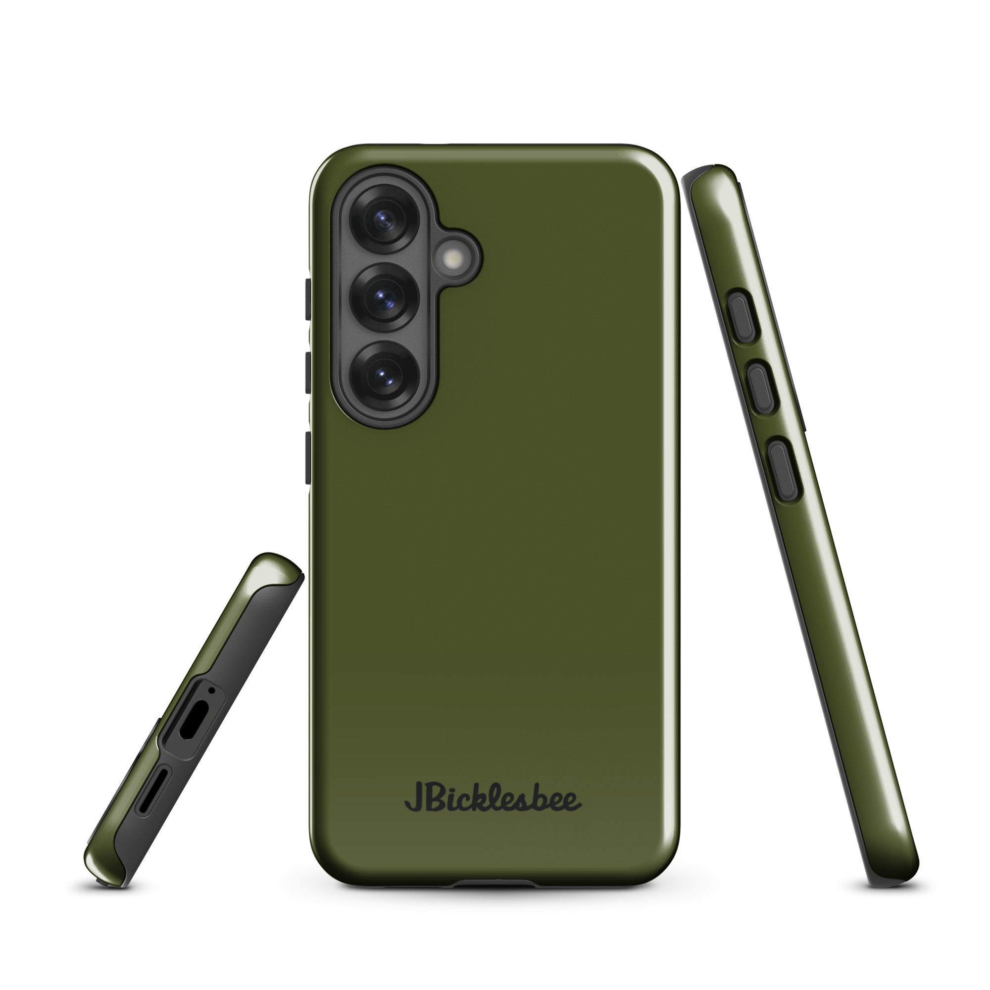OD Green Samsung Galaxy S25 Tough Case in glossy finish