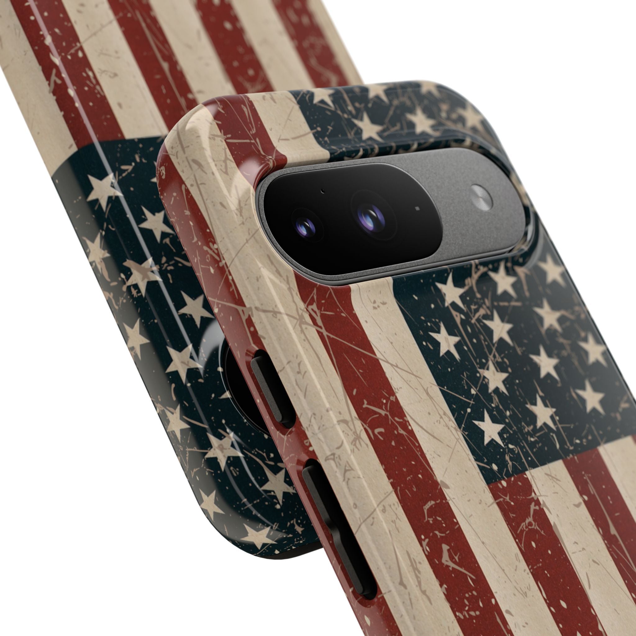 Old Glory American Flag Pixel Tough Case
