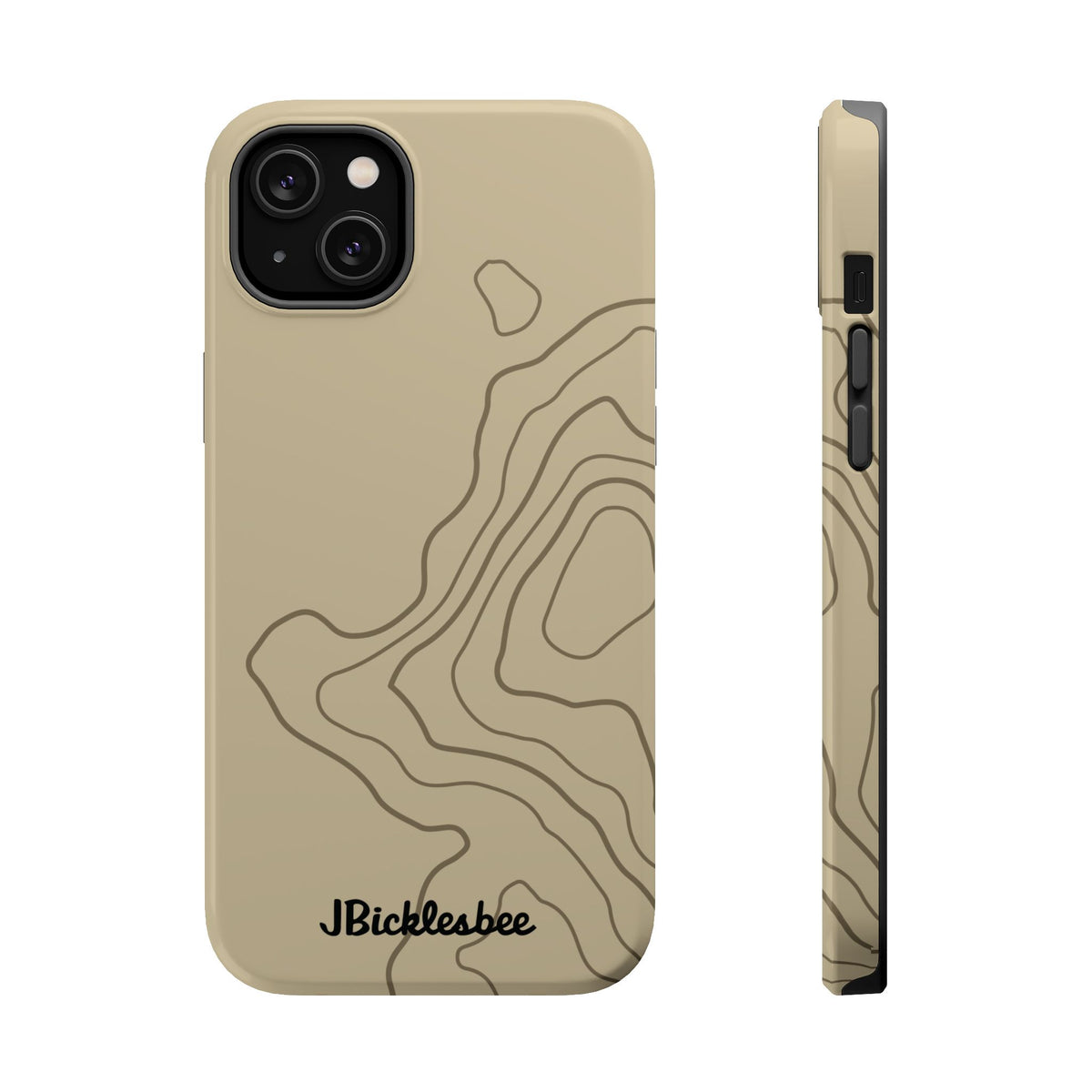 Overland Tan MagSafe iPhone 13 Mini case with gloss finish