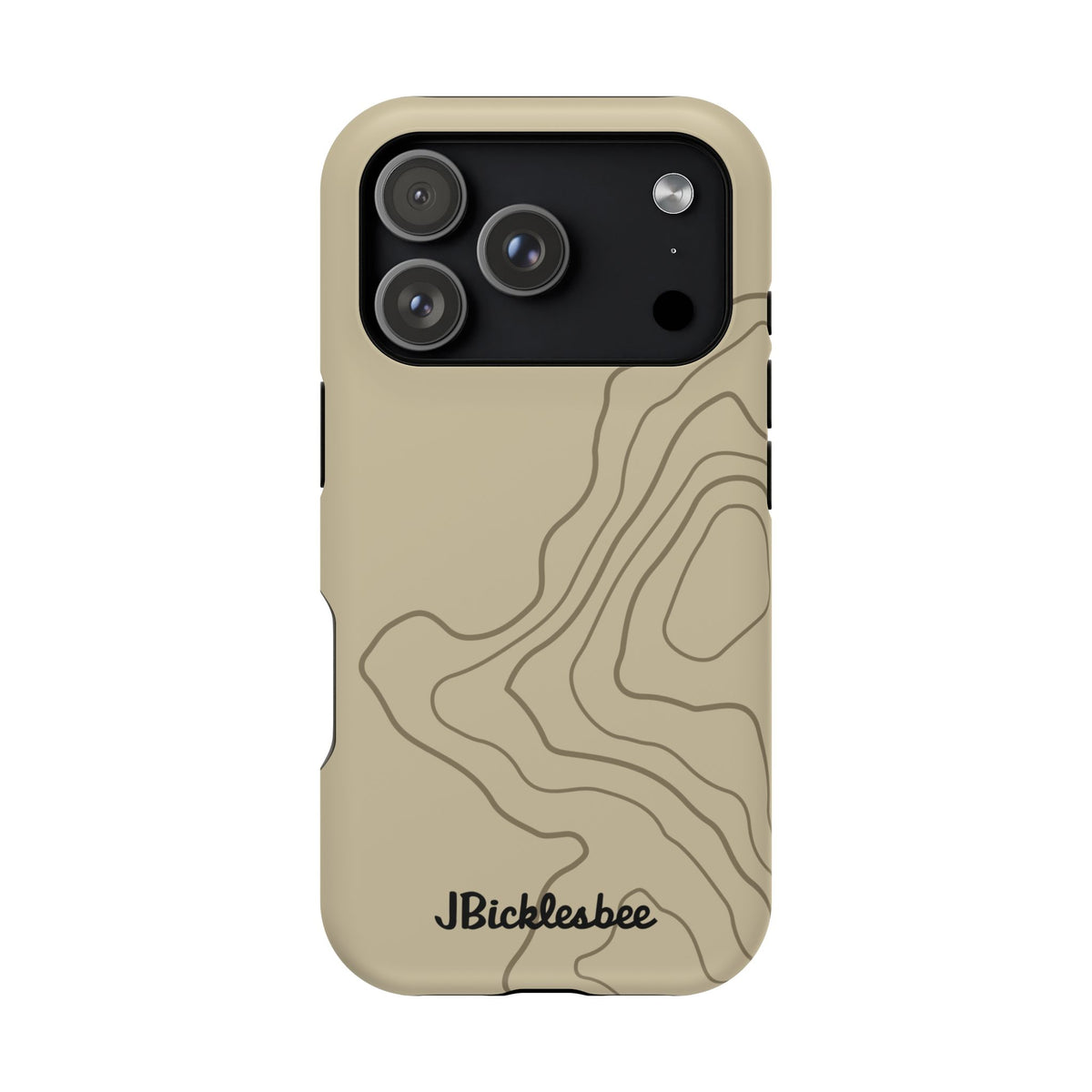 Overland Tan MagSafe iPhone 17 Pro case with matte finish