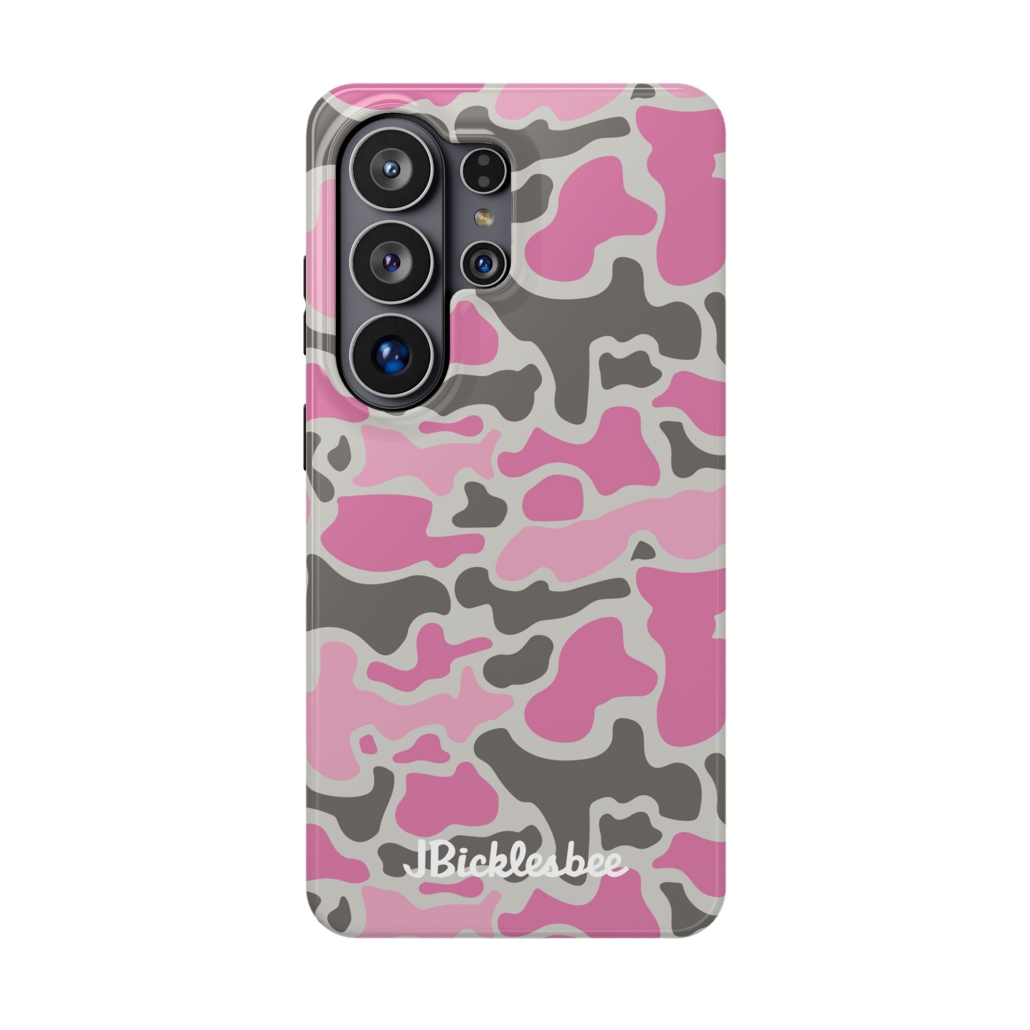 Pink Retro Duck Camo Samsung S26 Ultra Magnetic Tough Case