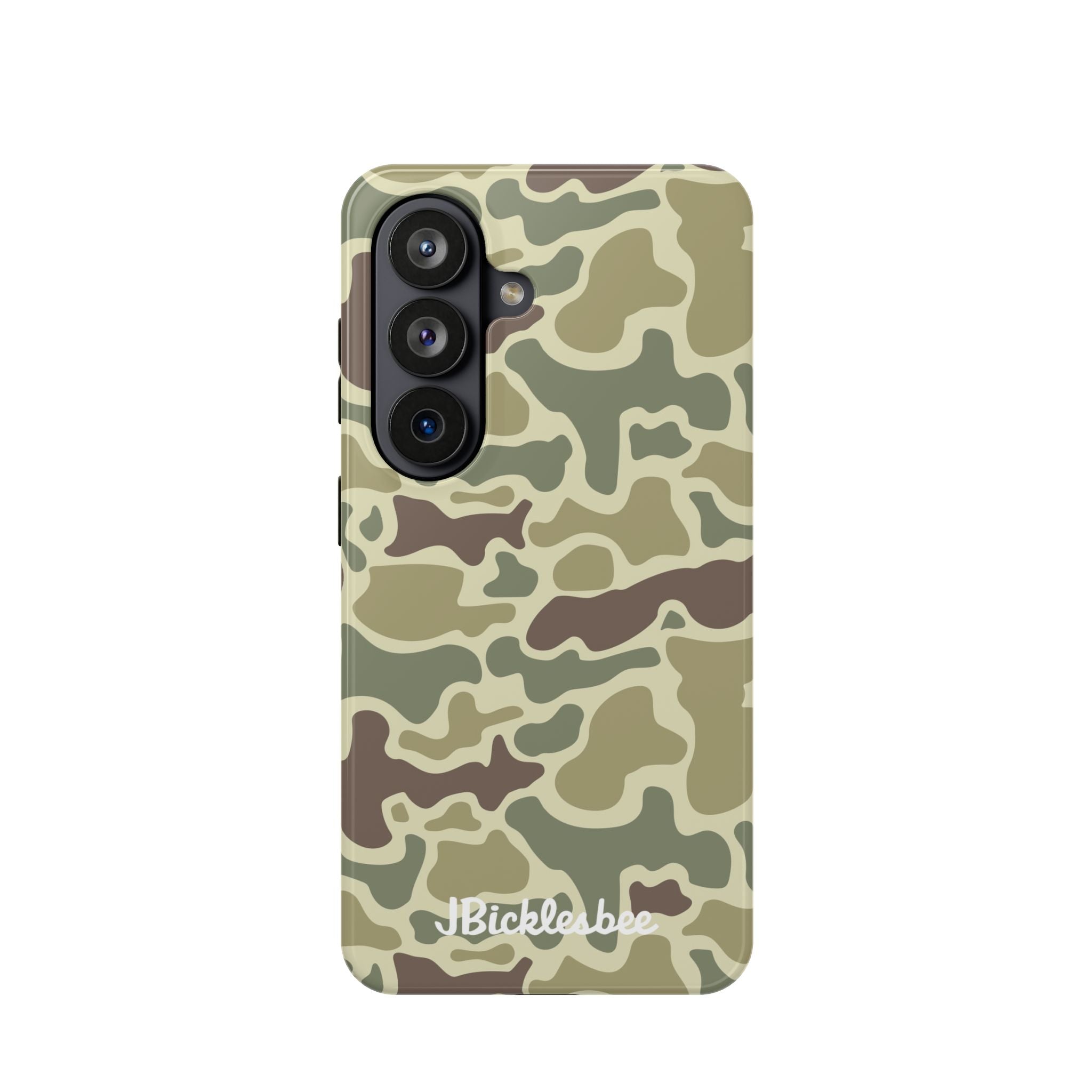 Retro Forest Duck Camo Samsung S26 Magnetic Tough Case