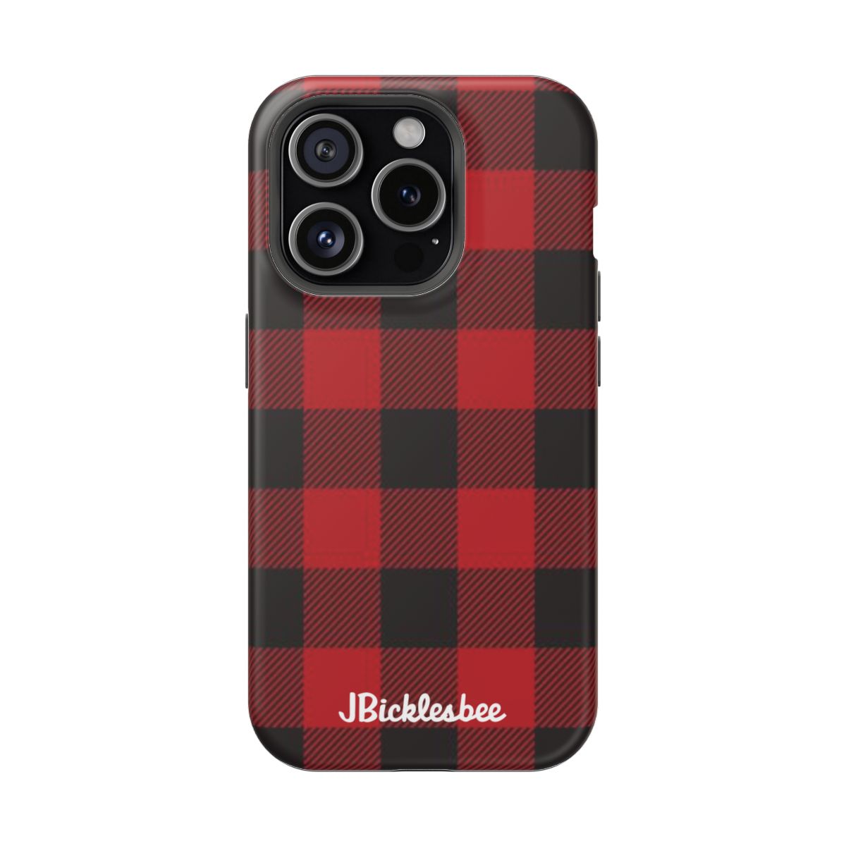Retro Hunting Plaid Pattern MagSafe iPhone Case