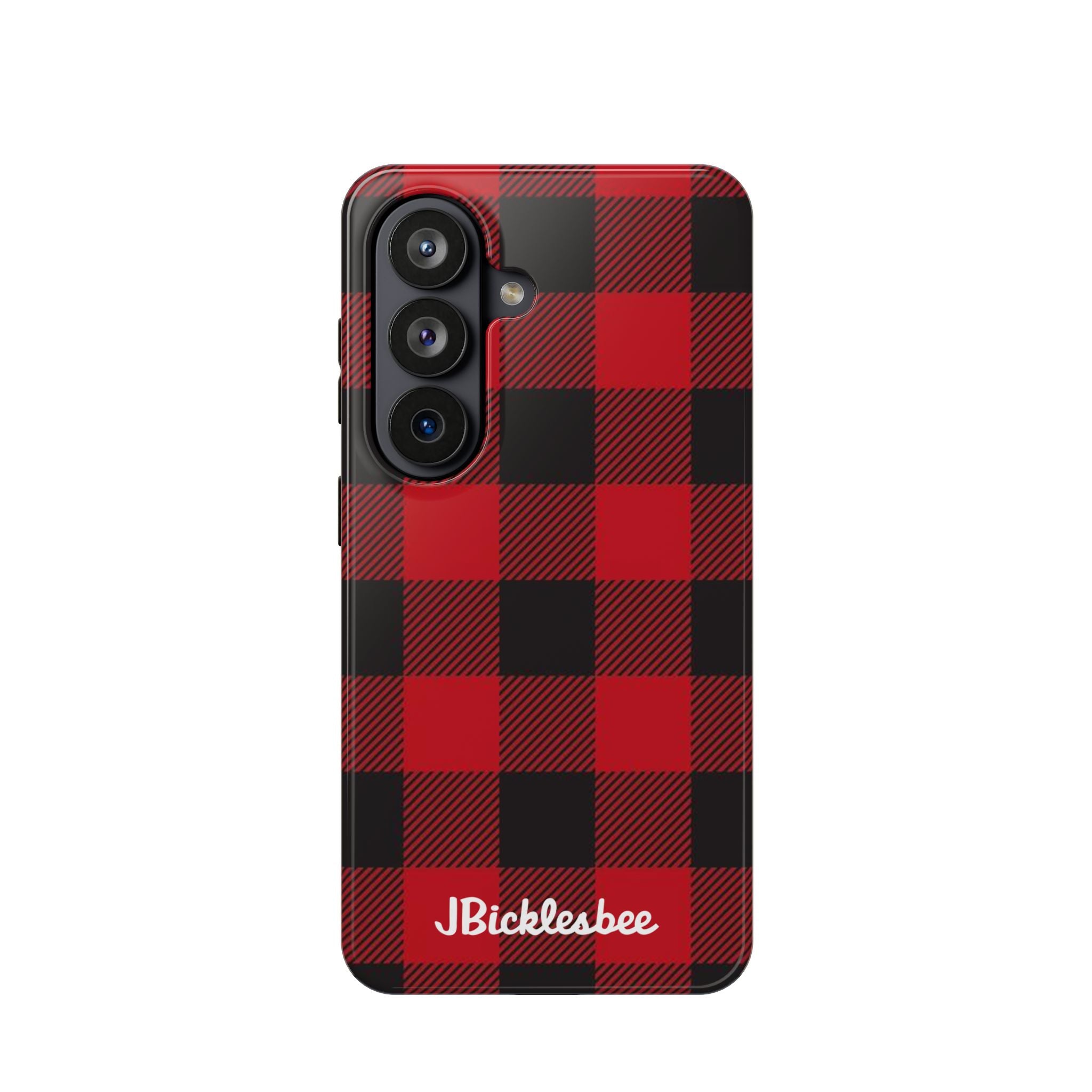 Retro Hunting Plaid Pattern Samsung S26 Magnetic Tough Case