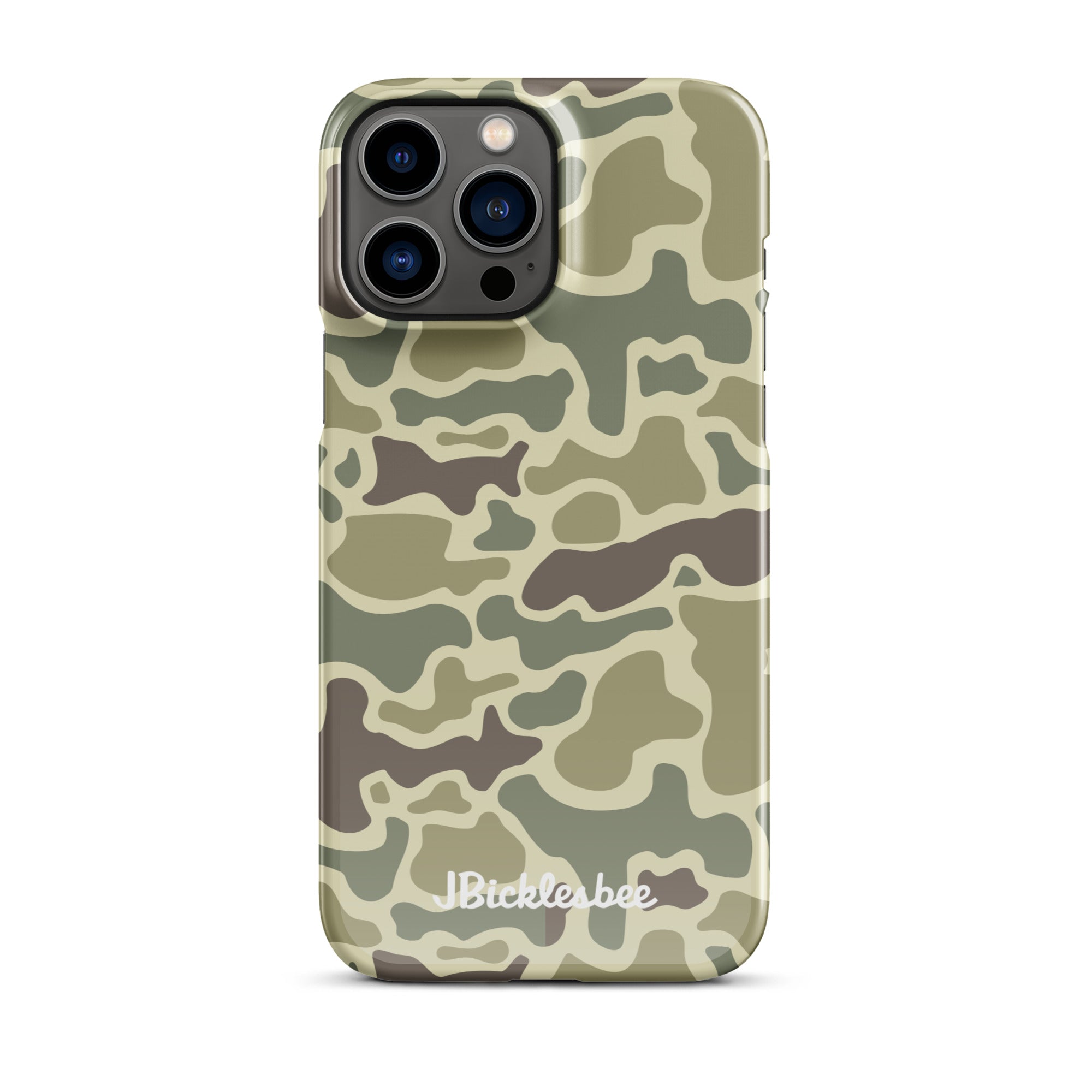 Retro Forest Duck Camo iPhone Snap Case
