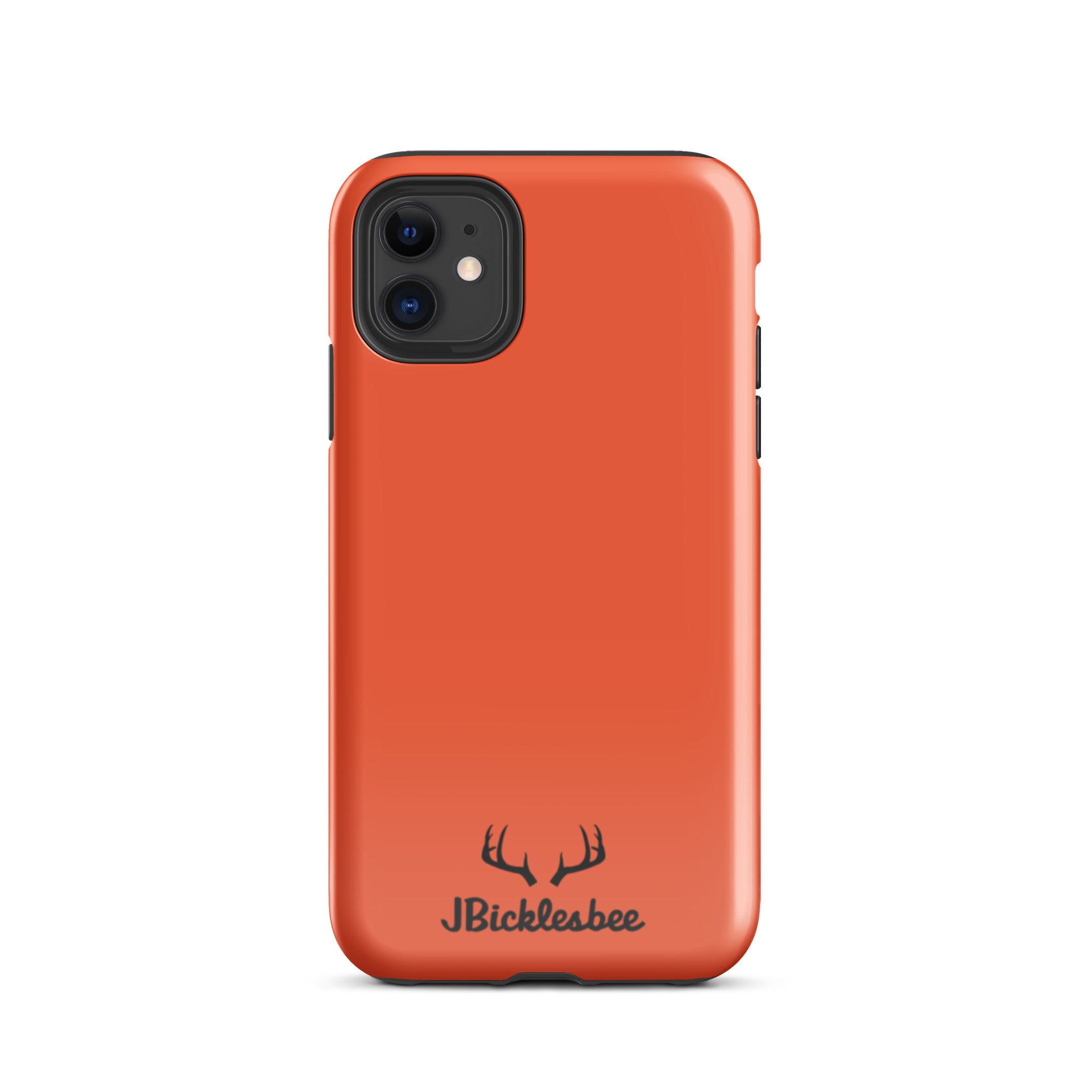 Blaze Orange Hunter iPhone 11 Glossy Tough Case
