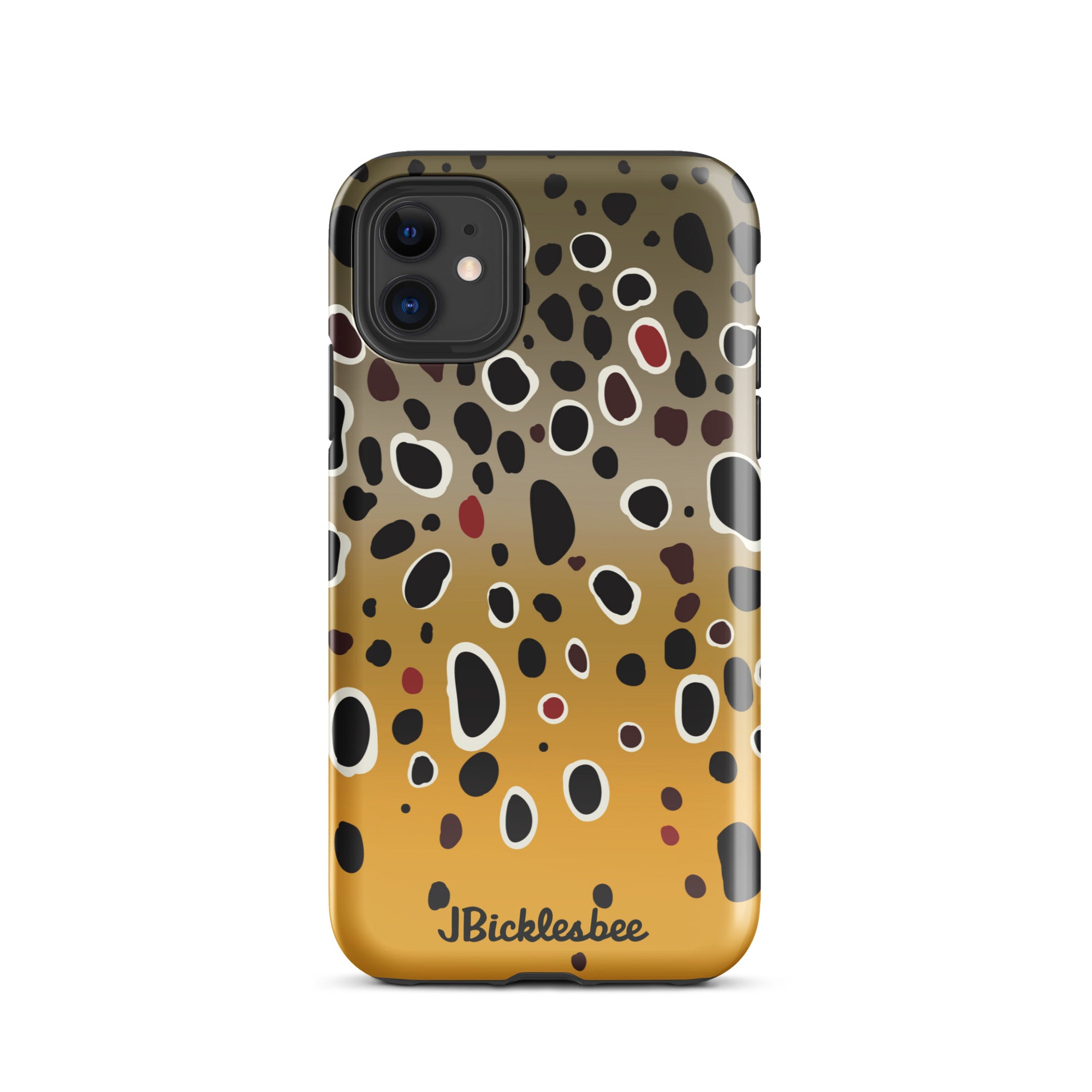 Brown Trout Pattern iPhone Tough Case