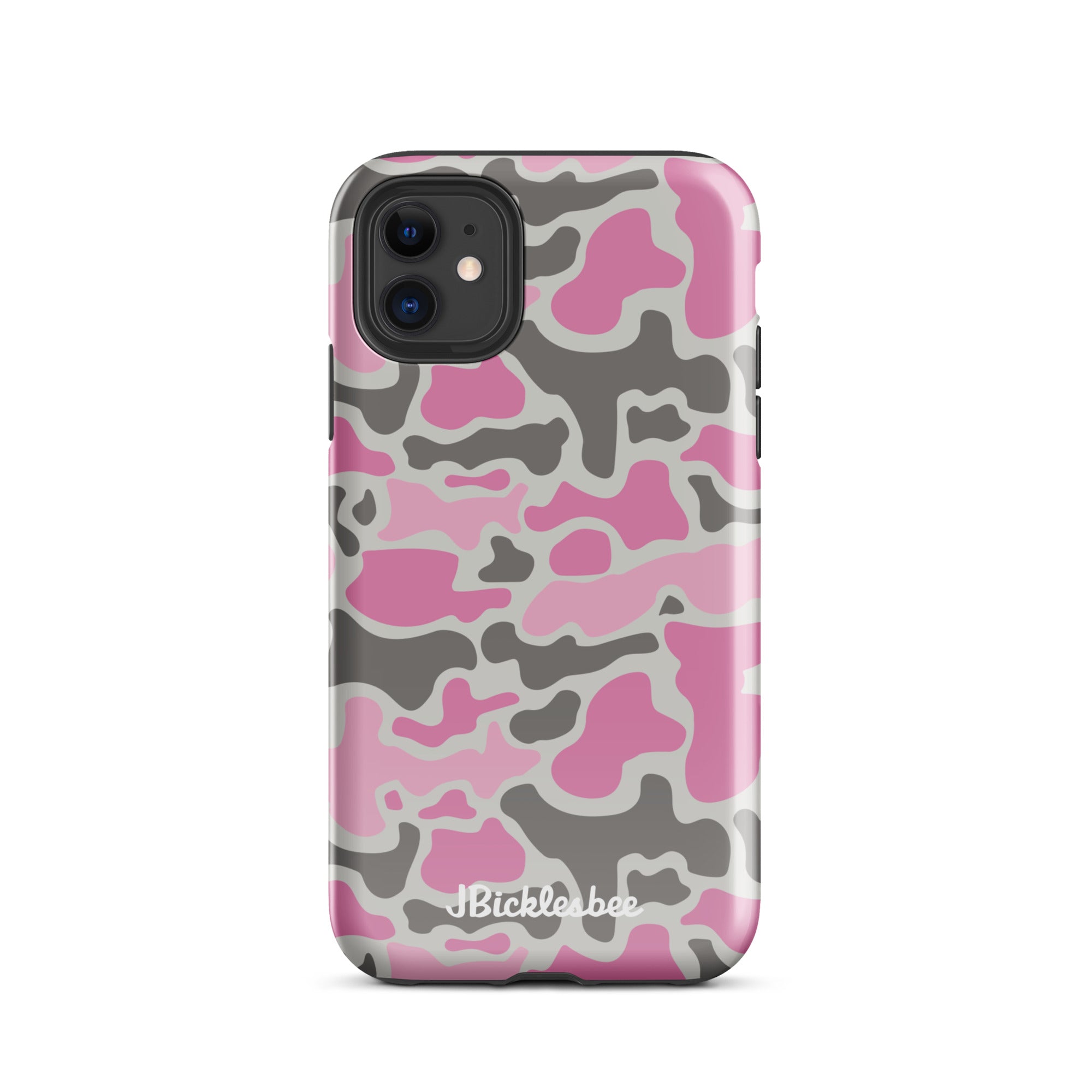 Pink Retro Duck Camo iPhone Tough Case Glossy / iPhone 11