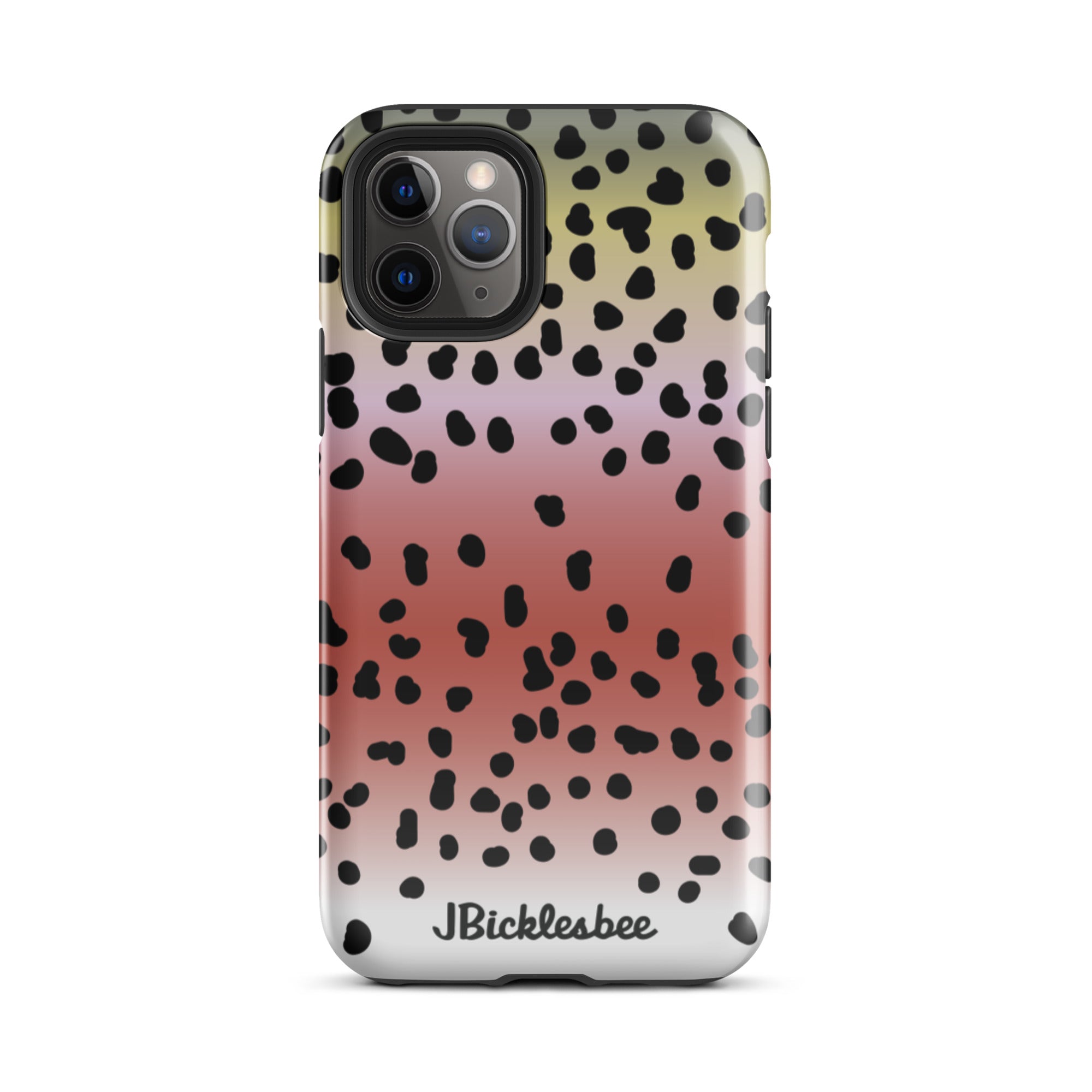 Rainbow Trout Pattern iPhone 11 Pro Glossy Tough Case