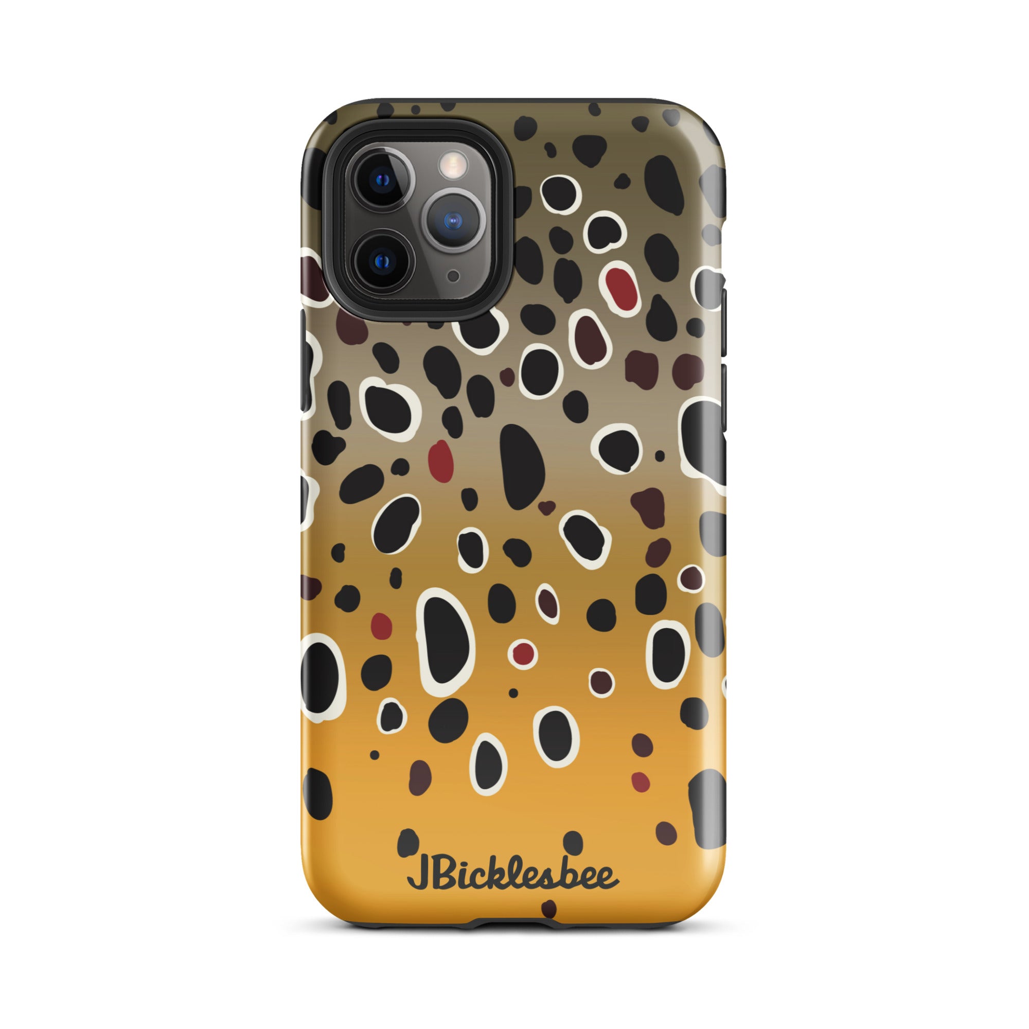 Brown Trout Pattern iPhone Tough Case