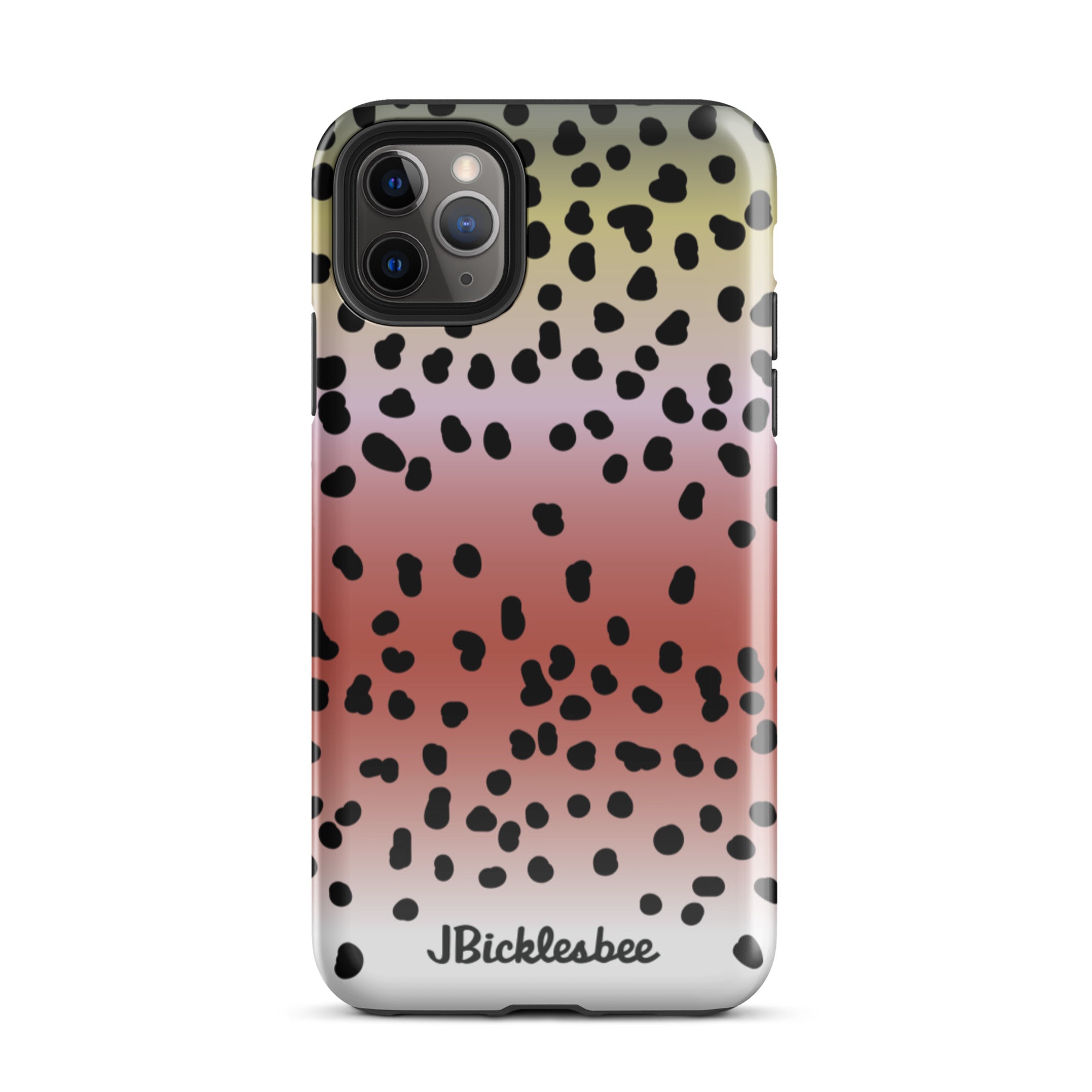 Rainbow Trout Pattern iPhone 11 Pro Max Glossy Tough Case