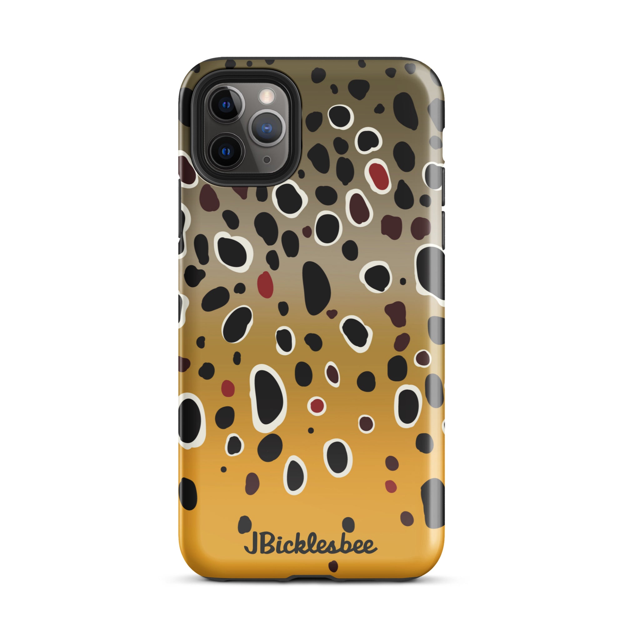 Brown Trout Pattern iPhone Tough Case