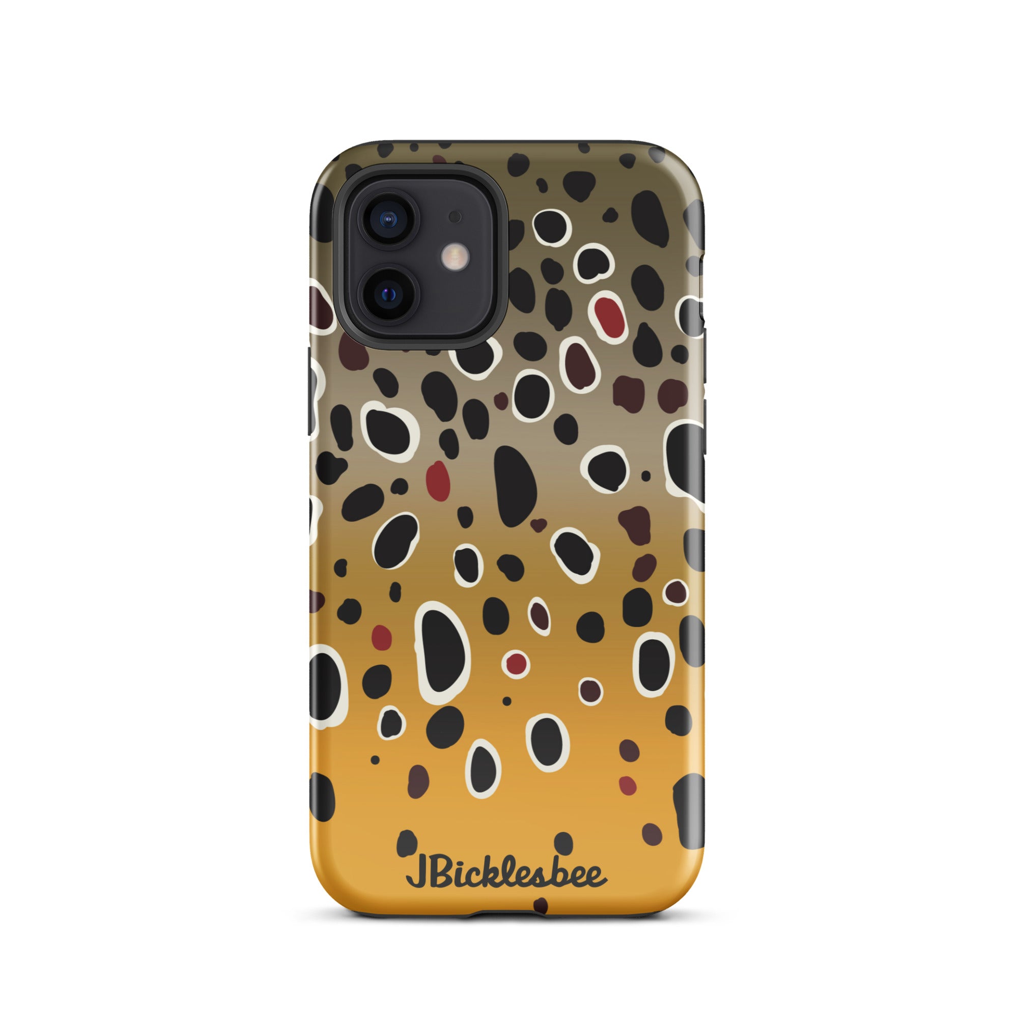 Brown Trout Pattern iPhone Tough Case