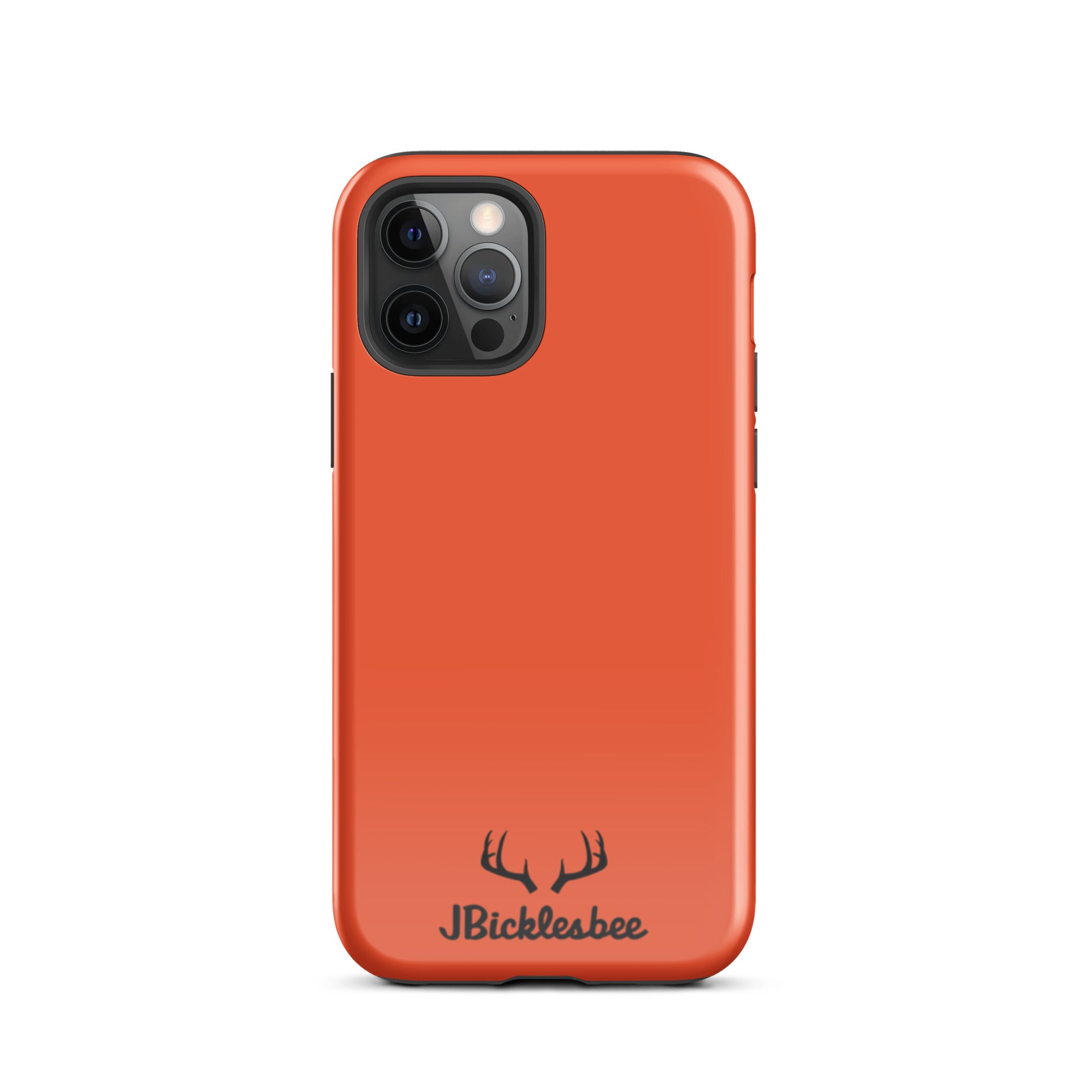 Blaze Orange Hunter iPhone 12 Pro Glossy Tough Case