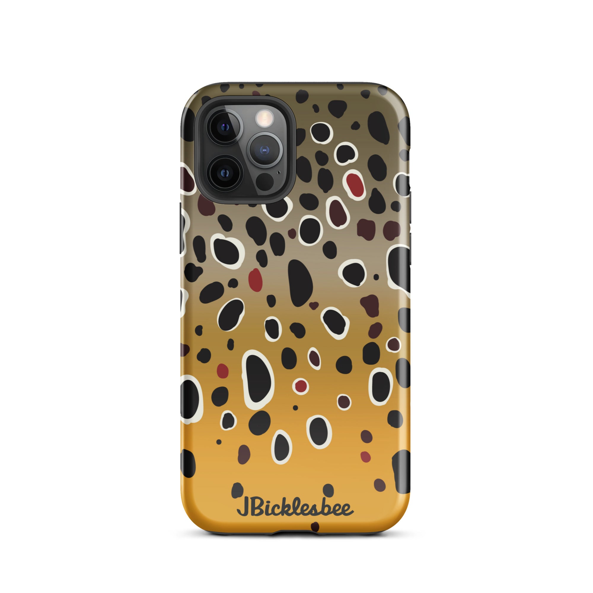 Brown Trout Pattern iPhone Tough Case