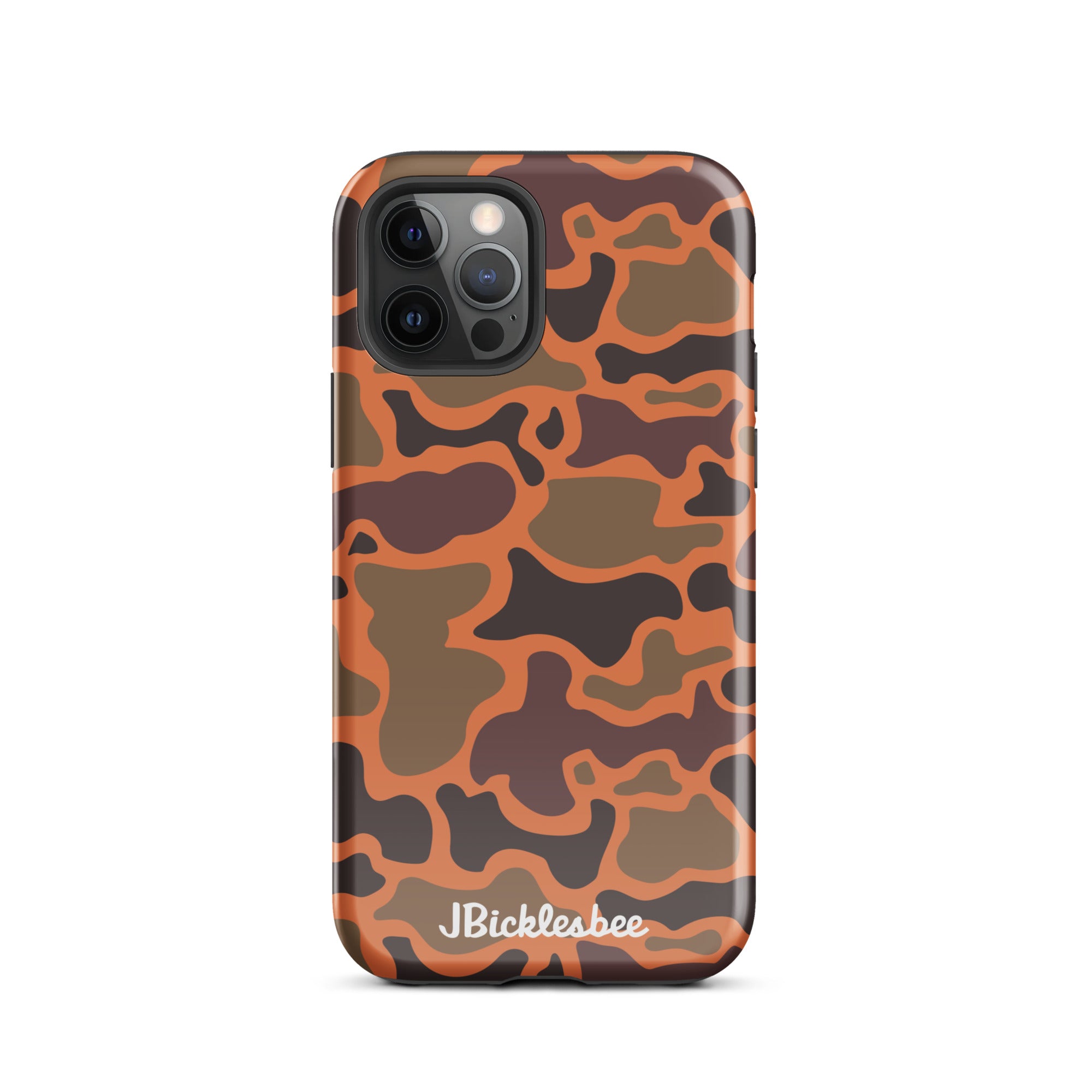 Retro Hunter Safety Camo iPhone Tough Case