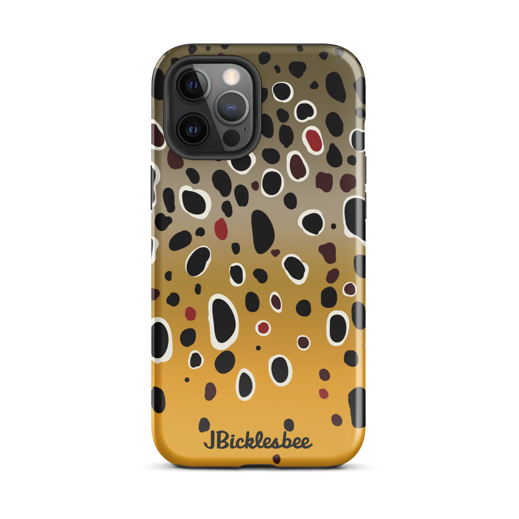 Brown Trout Pattern iPhone Tough Case