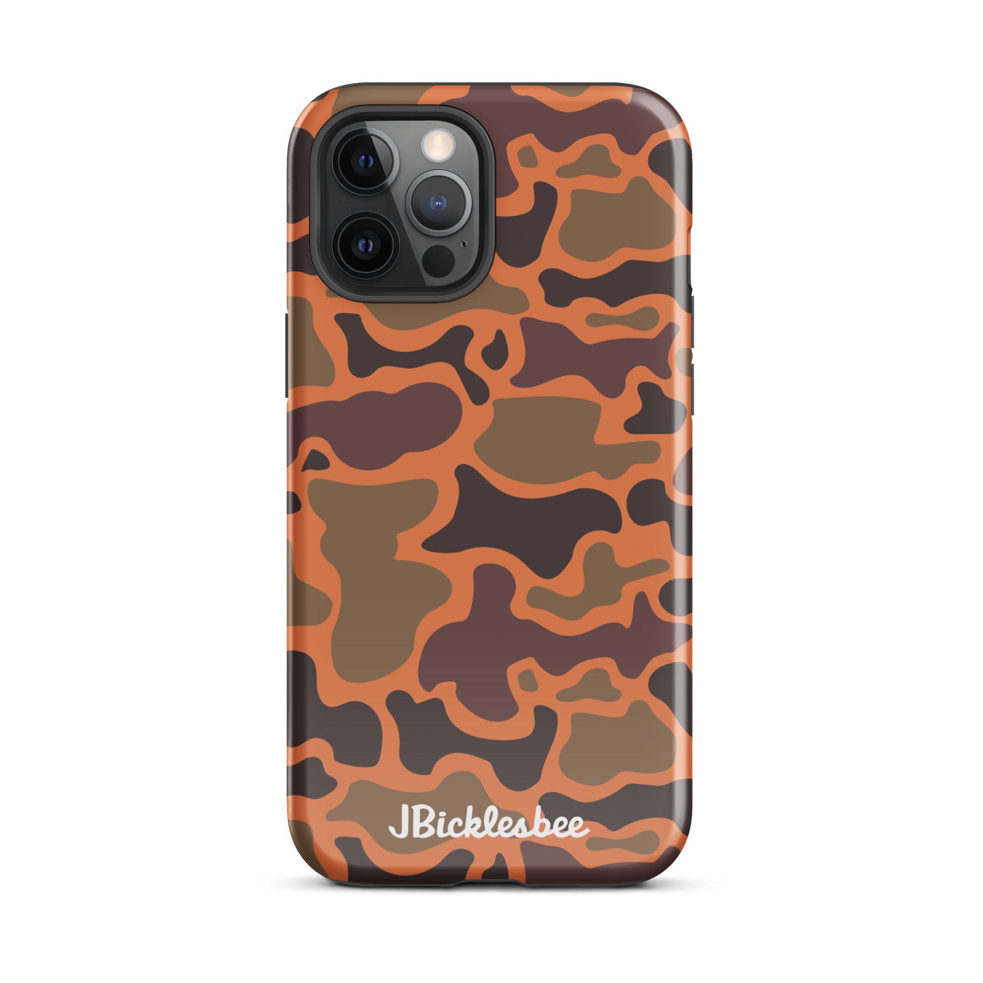 Retro Hunter Safety Camo iPhone Tough Case