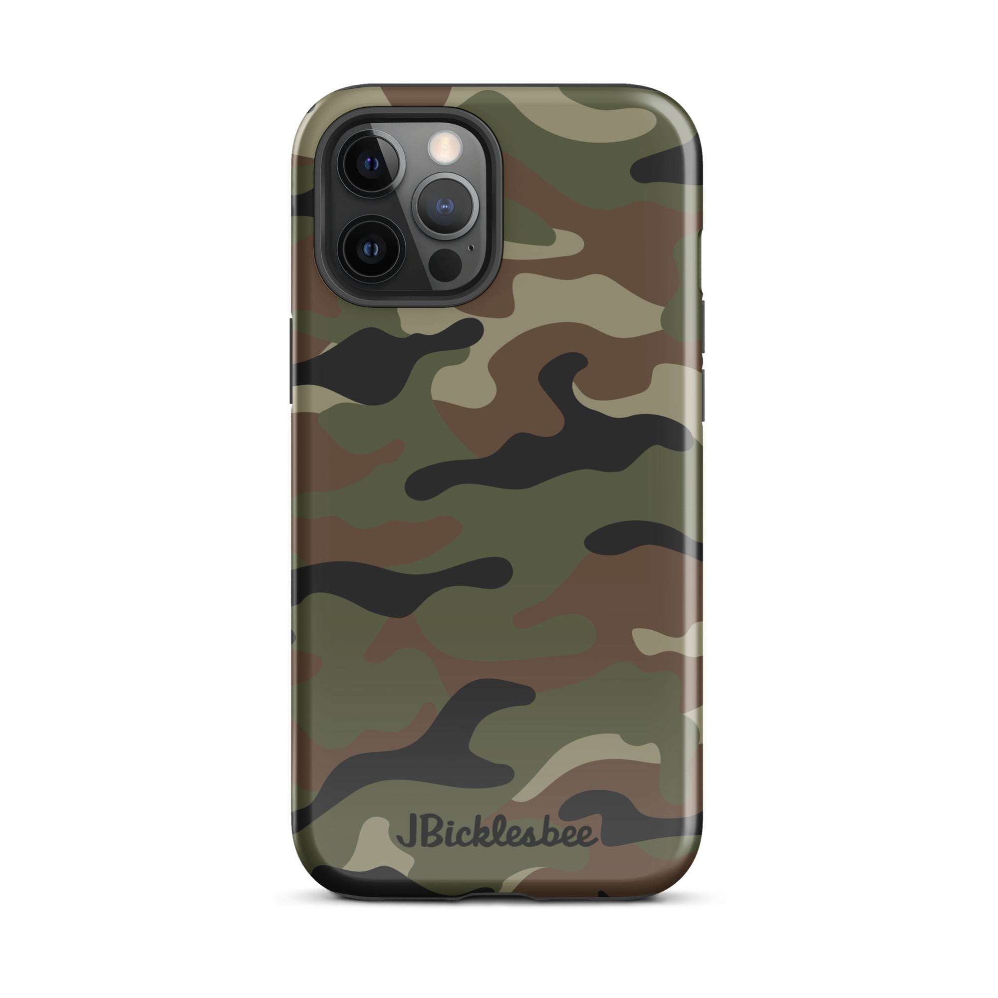 Retro Woodland Recon Camo iPhone Tough Case