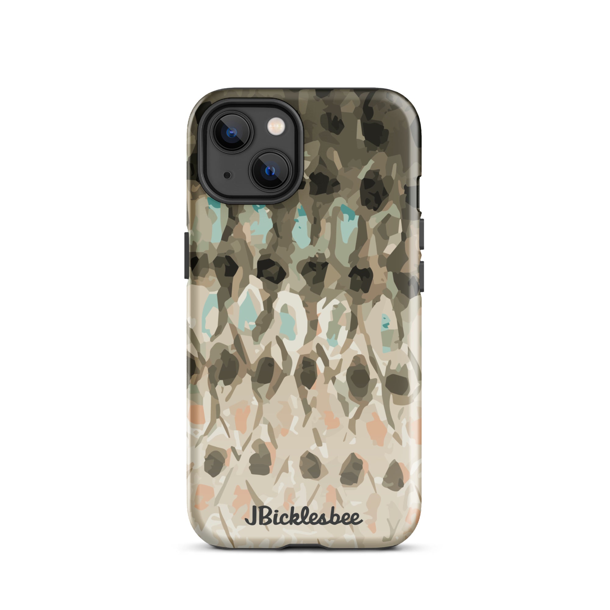 Striped Bass Rockfish Pattern iPhone 13 Glossy Tough Case