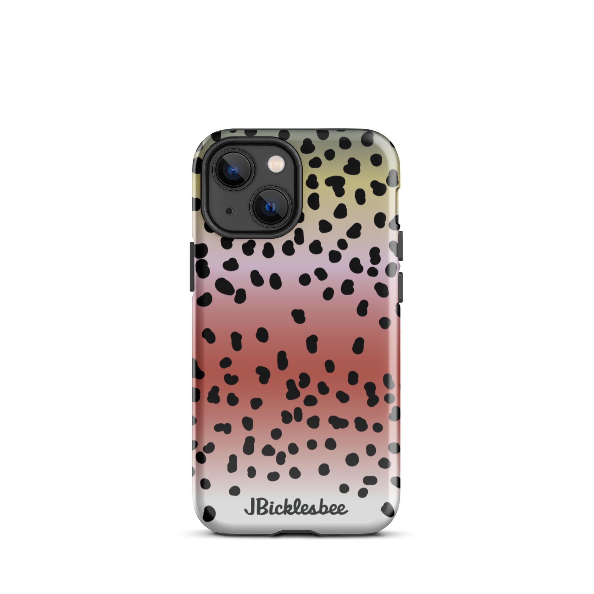 Rainbow Trout Pattern iPhone 13 Mini Glossy Tough Case