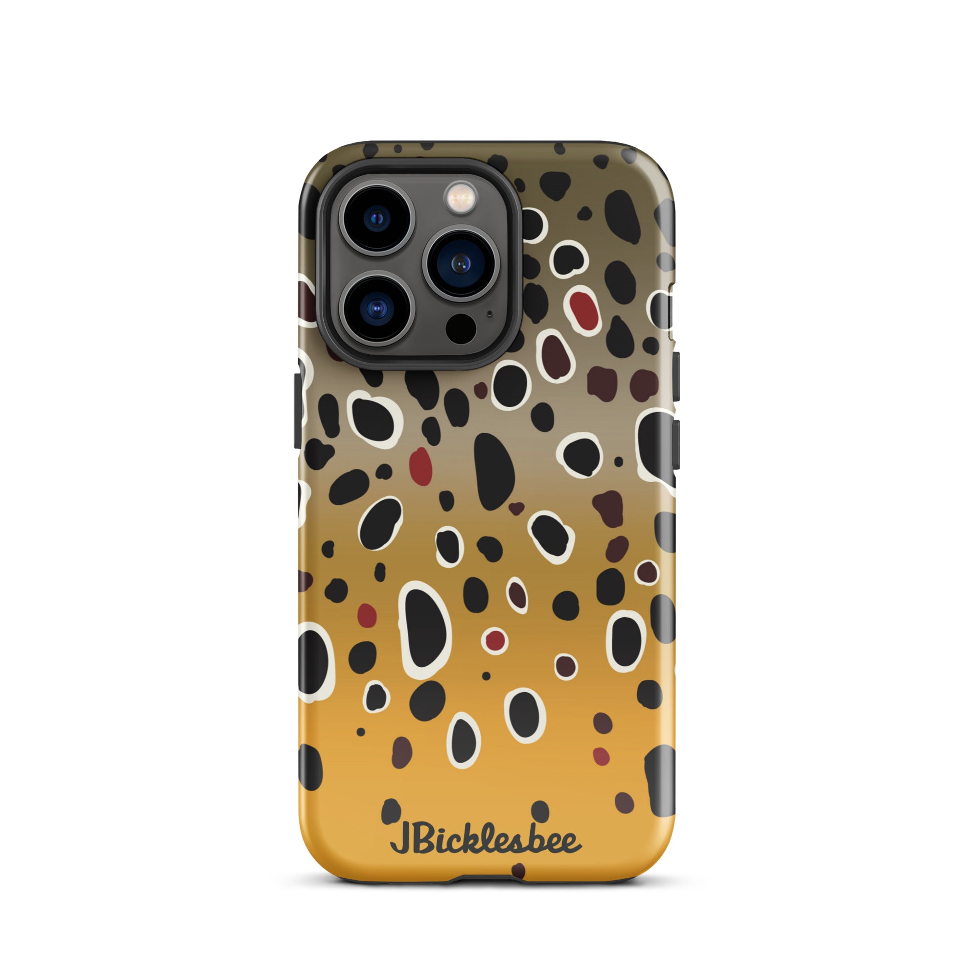 Brown Trout Pattern iPhone Tough Case