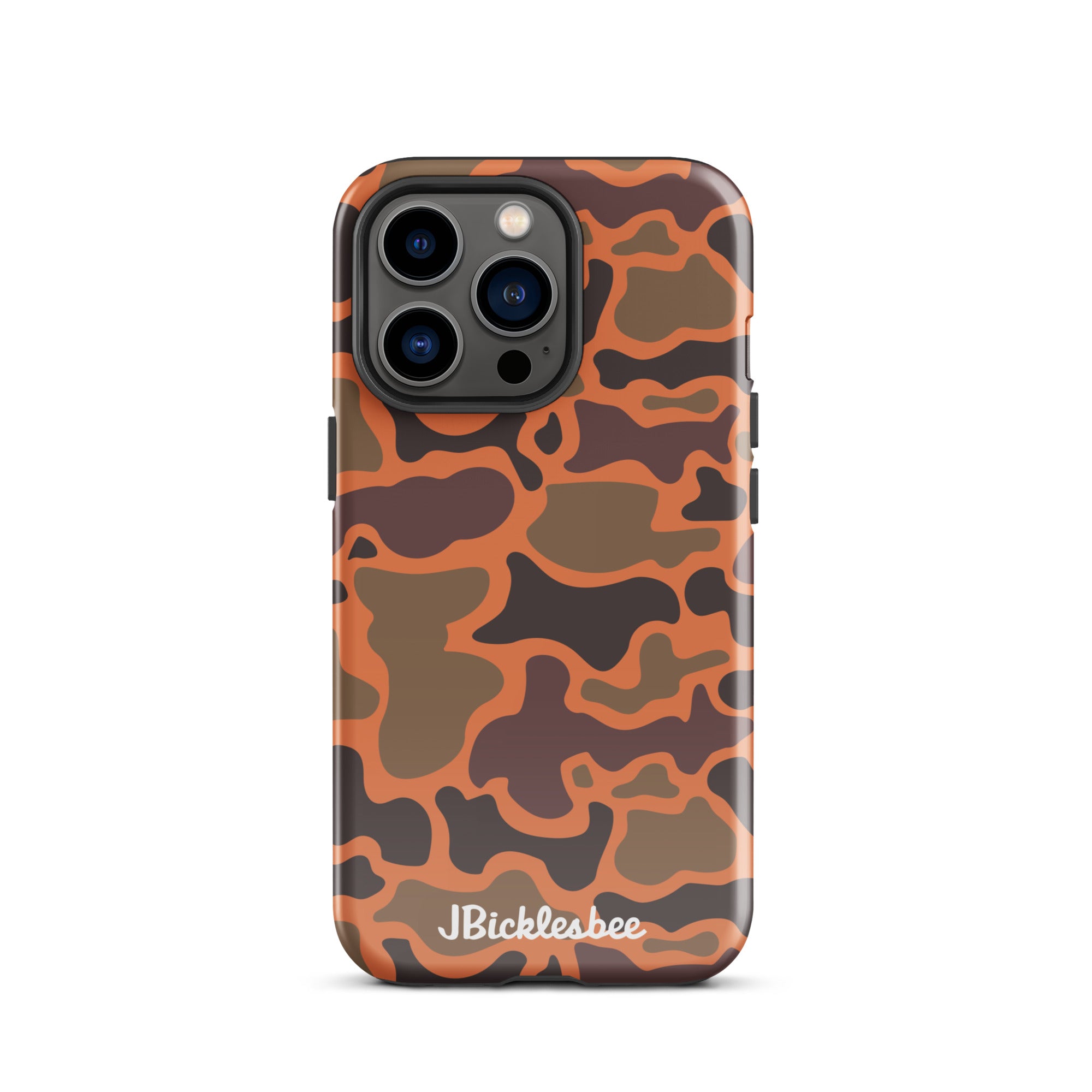 Retro Hunter Safety Camo iPhone Tough Case