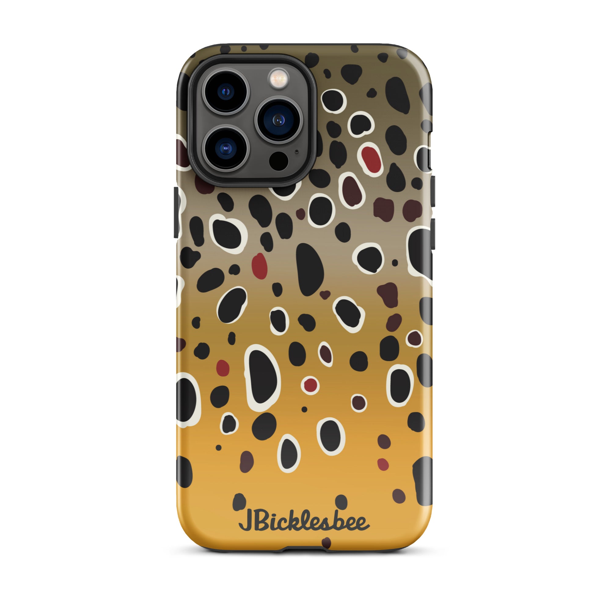 Brown Trout Pattern iPhone Tough Case