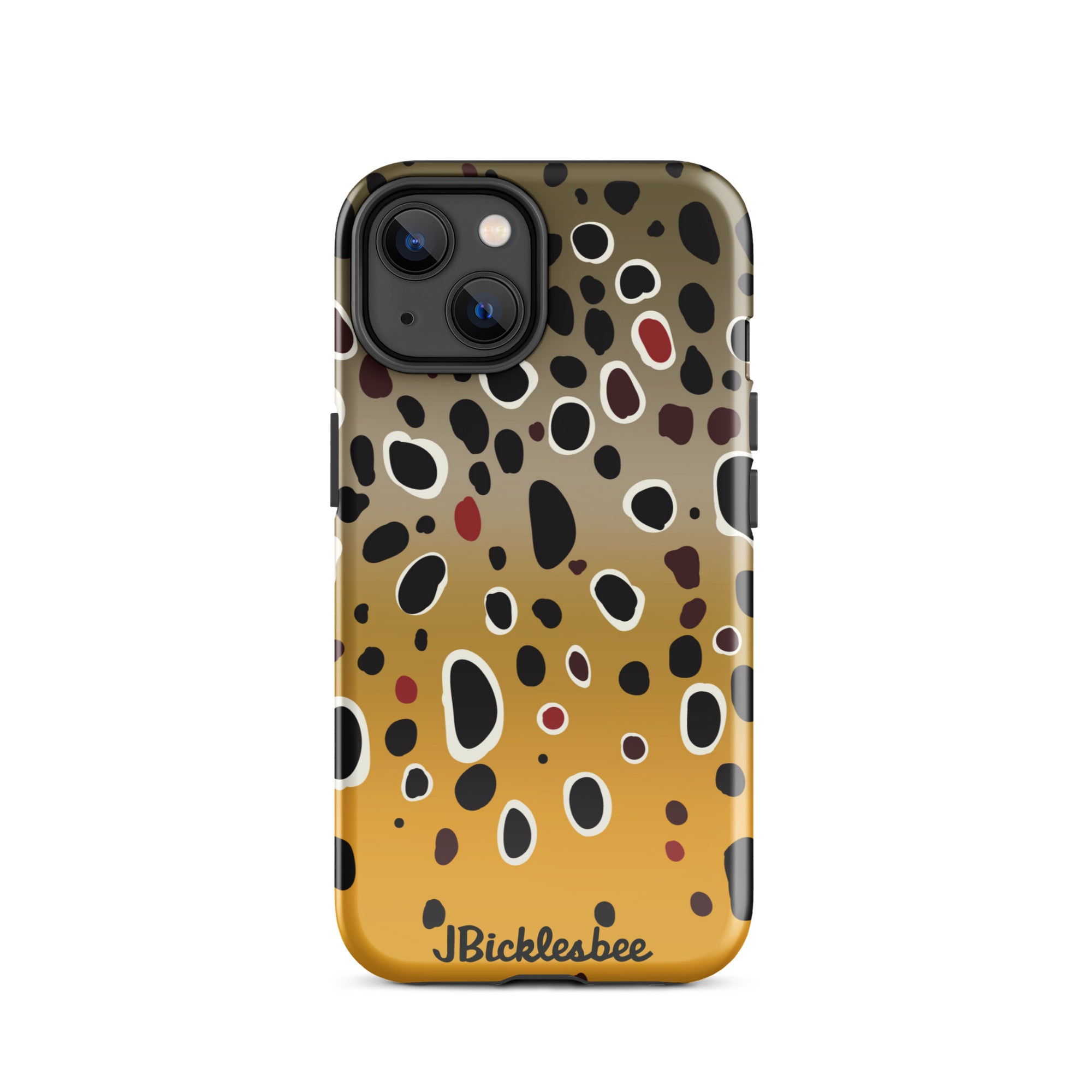 Brown Trout Pattern iPhone Tough Case