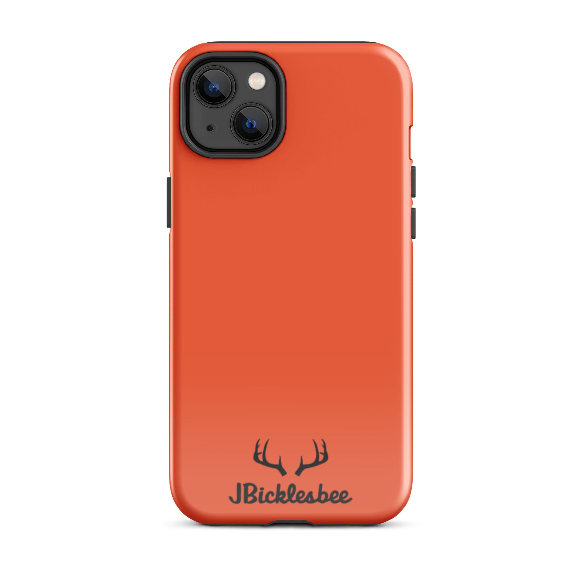 Blaze Orange Hunter iPhone 14 Plus Glossy Tough Case