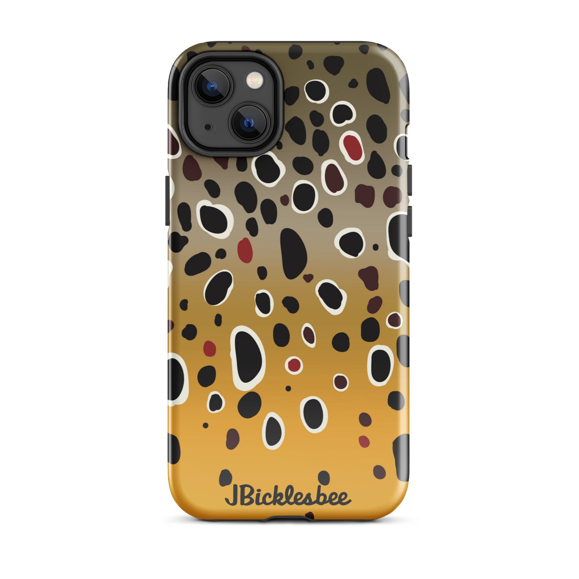 Brown Trout Pattern iPhone Tough Case