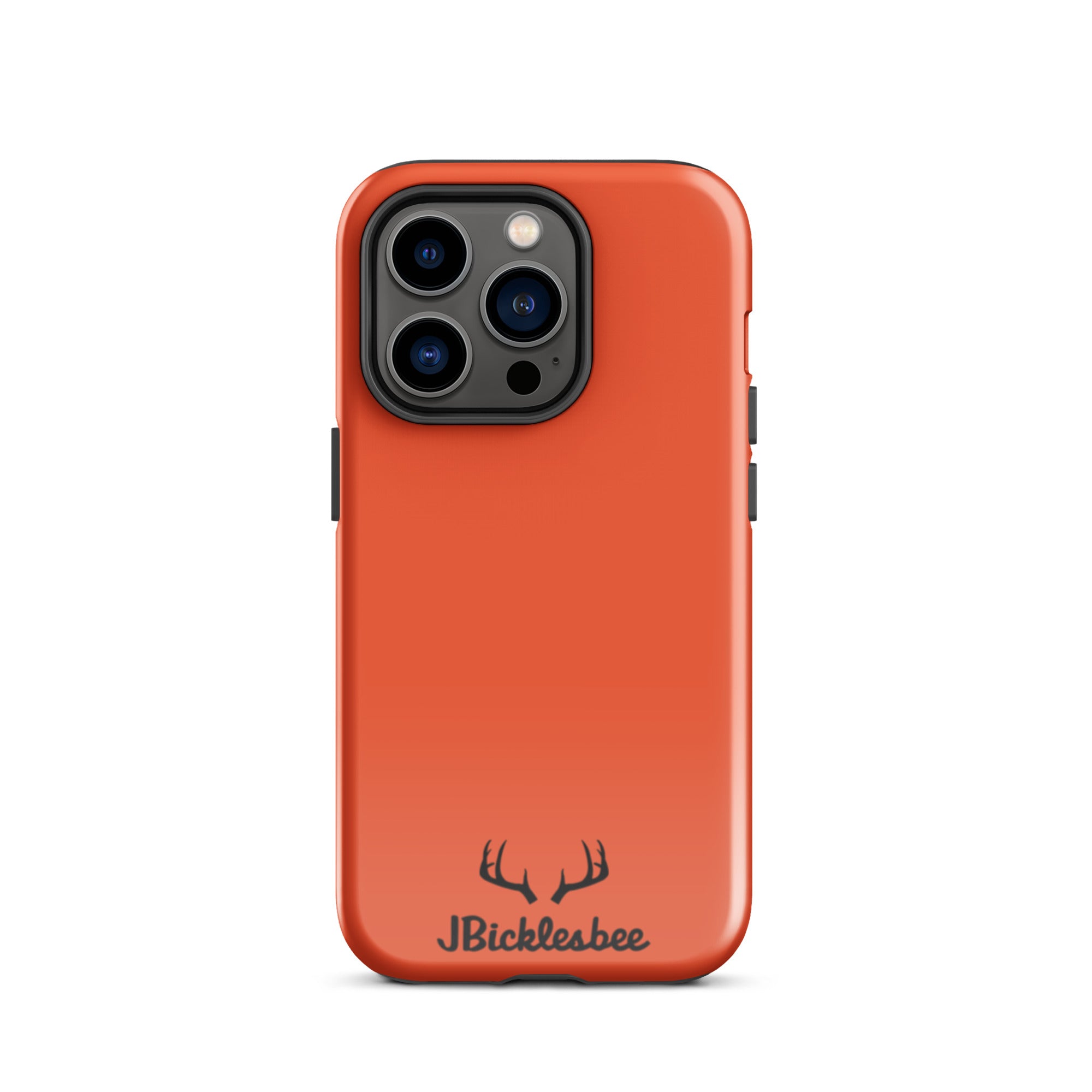 Blaze Orange Hunter iPhone 14 Pro Glossy Tough Case