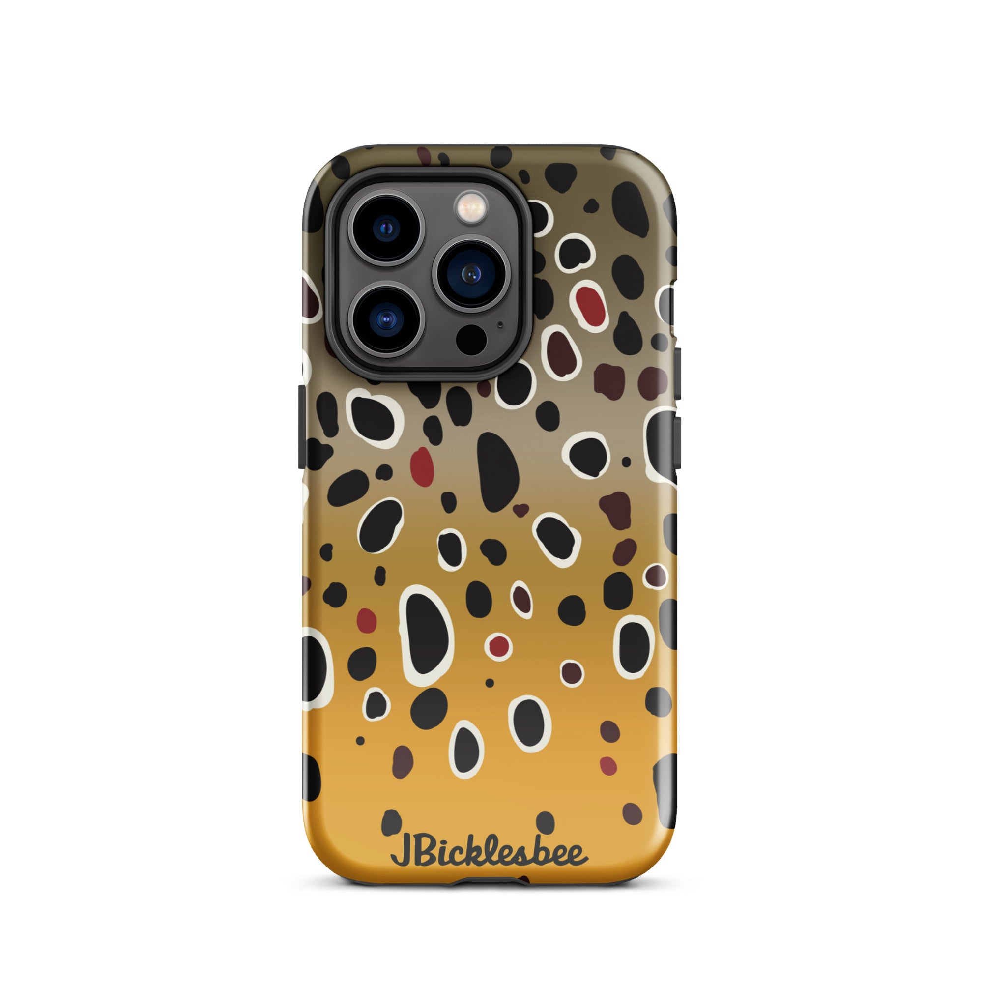 Brown Trout Pattern iPhone Tough Case