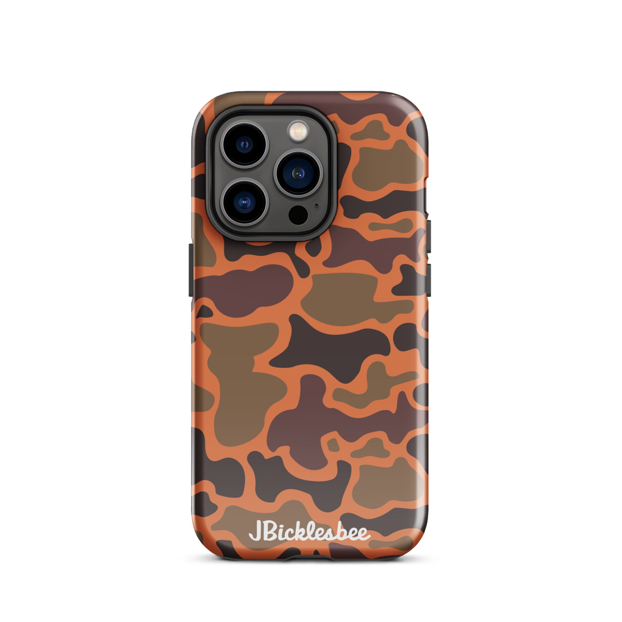 Retro Hunter Safety Camo iPhone Tough Case